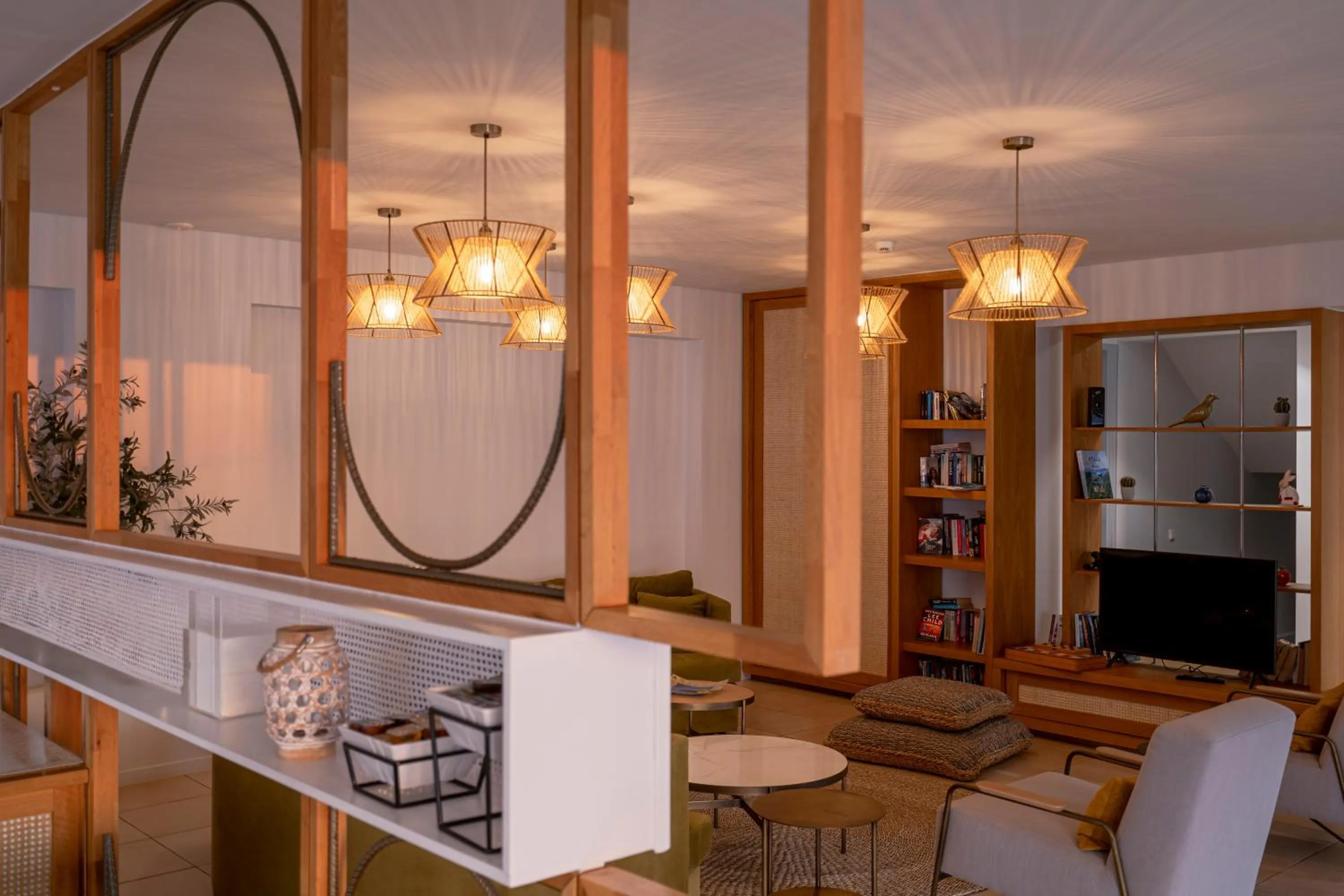 Seating area in Arkadia Hotel