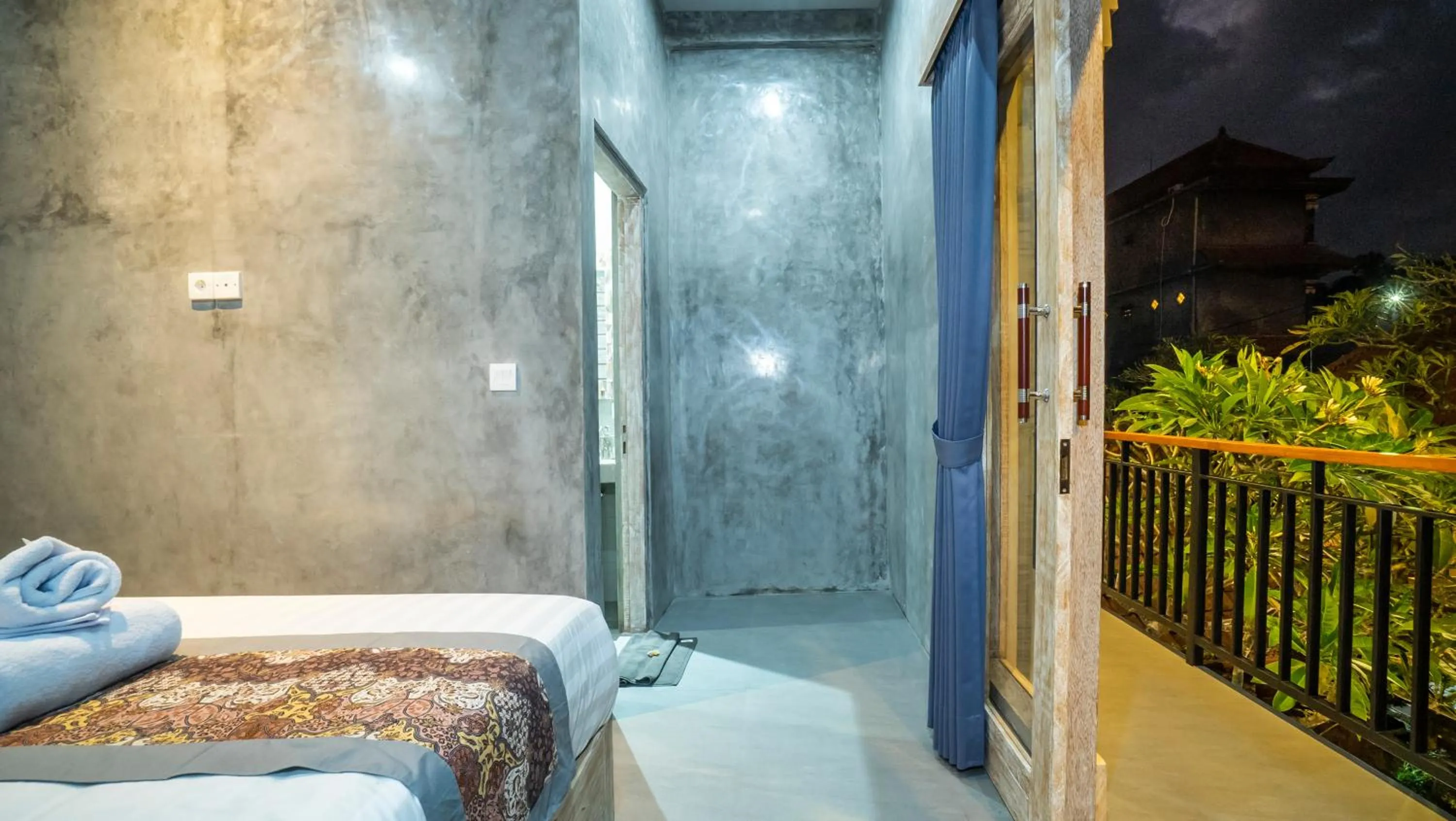 Patio, Bed in Skyline House Ubud View by EPS