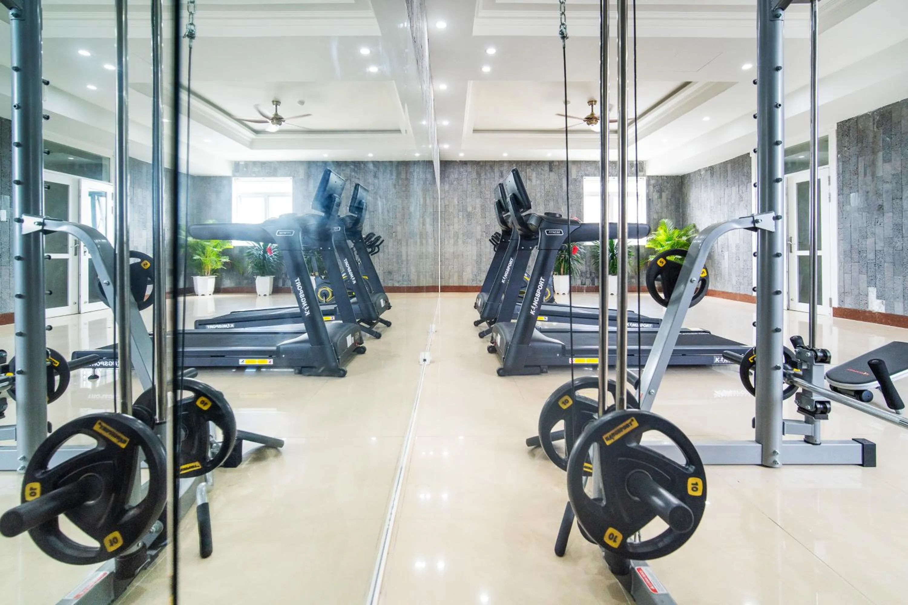 Fitness centre/facilities in Elites Hotel