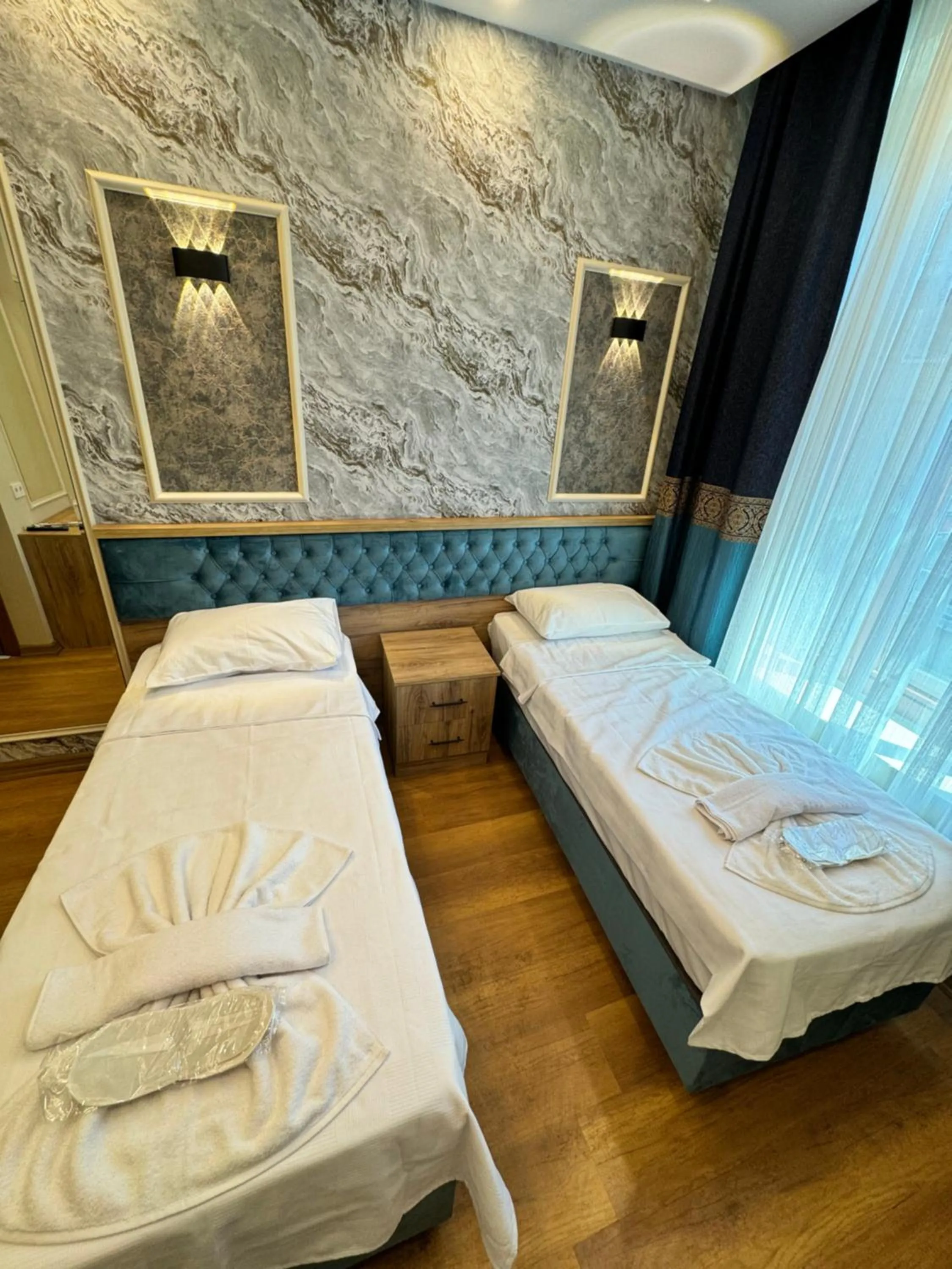 Bed in Riverside Hotel