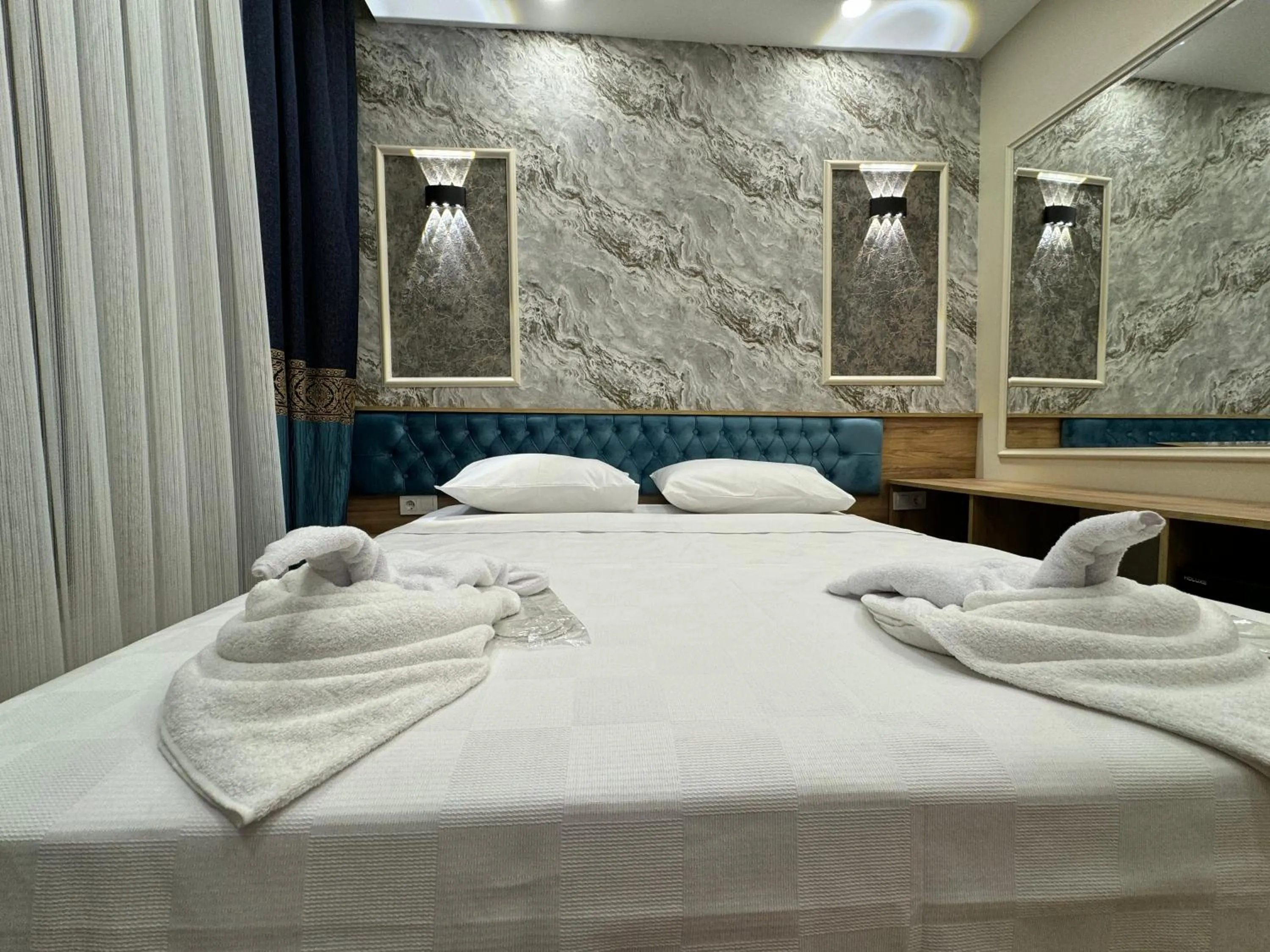 Bed in Riverside Hotel