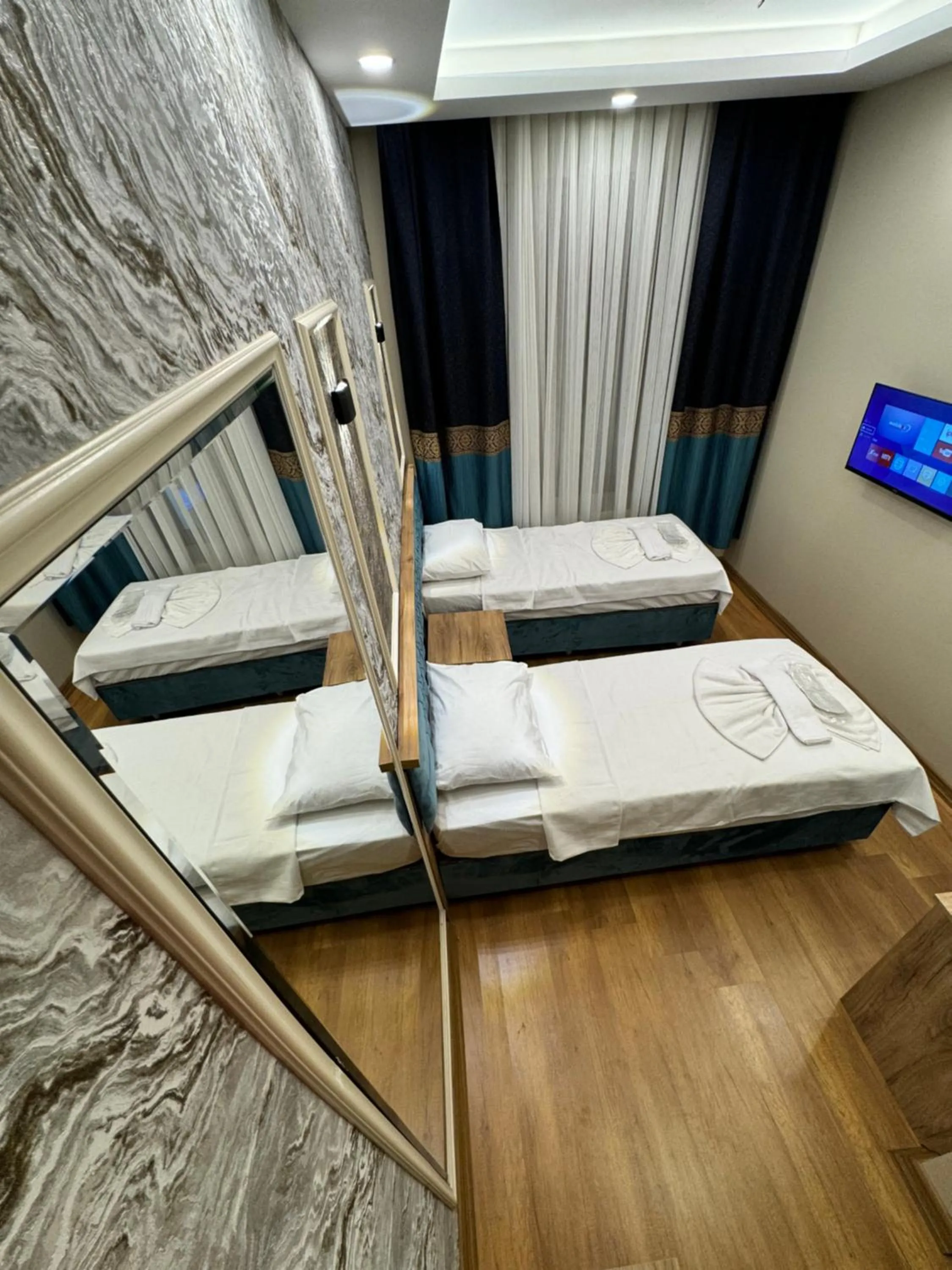 Bed in Riverside Hotel