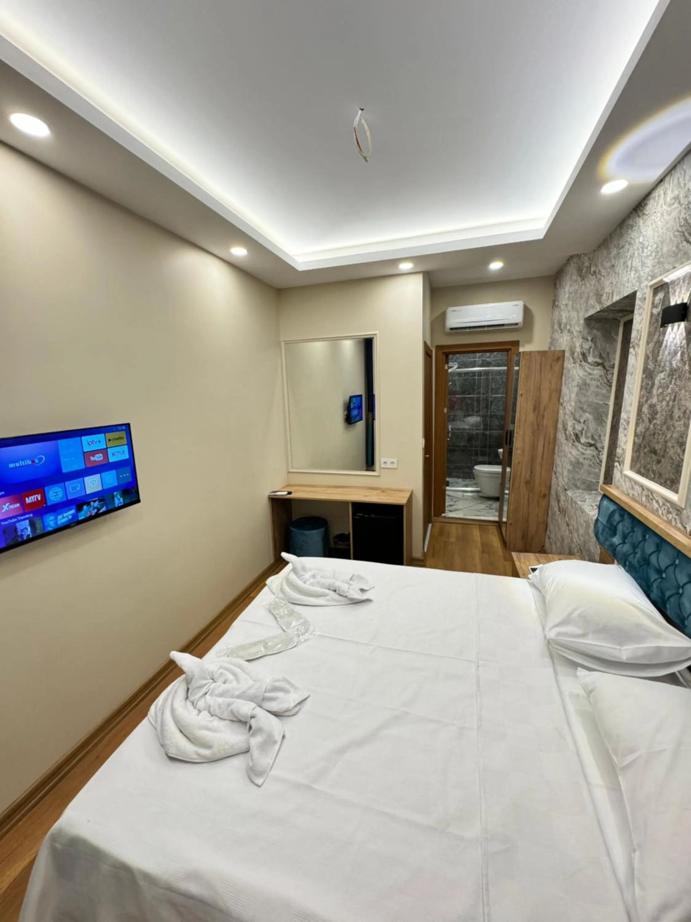 Bed in Riverside Hotel