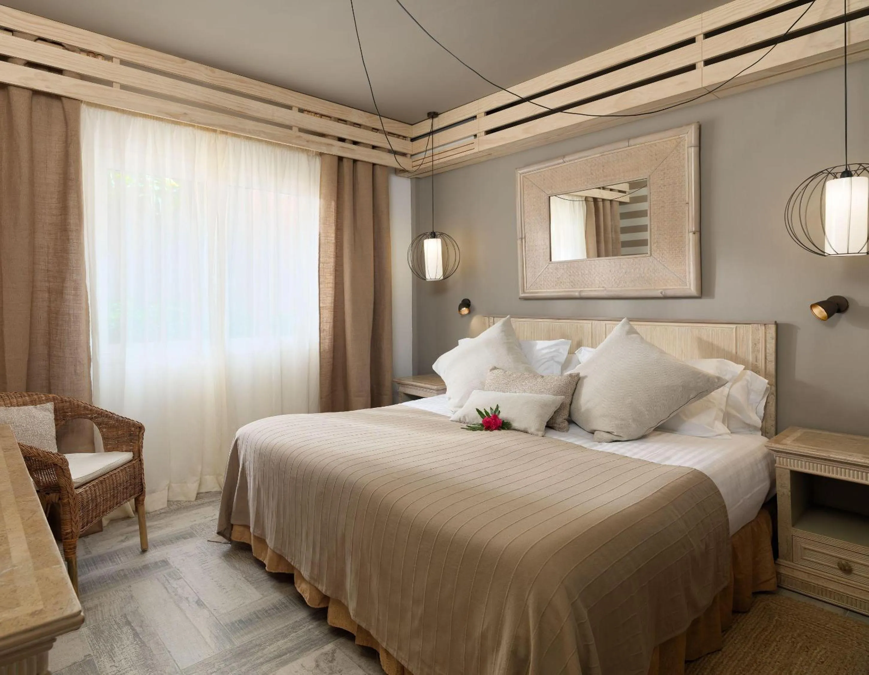 Photo of the whole room, Bed in Green Garden Eco Resort & Villas