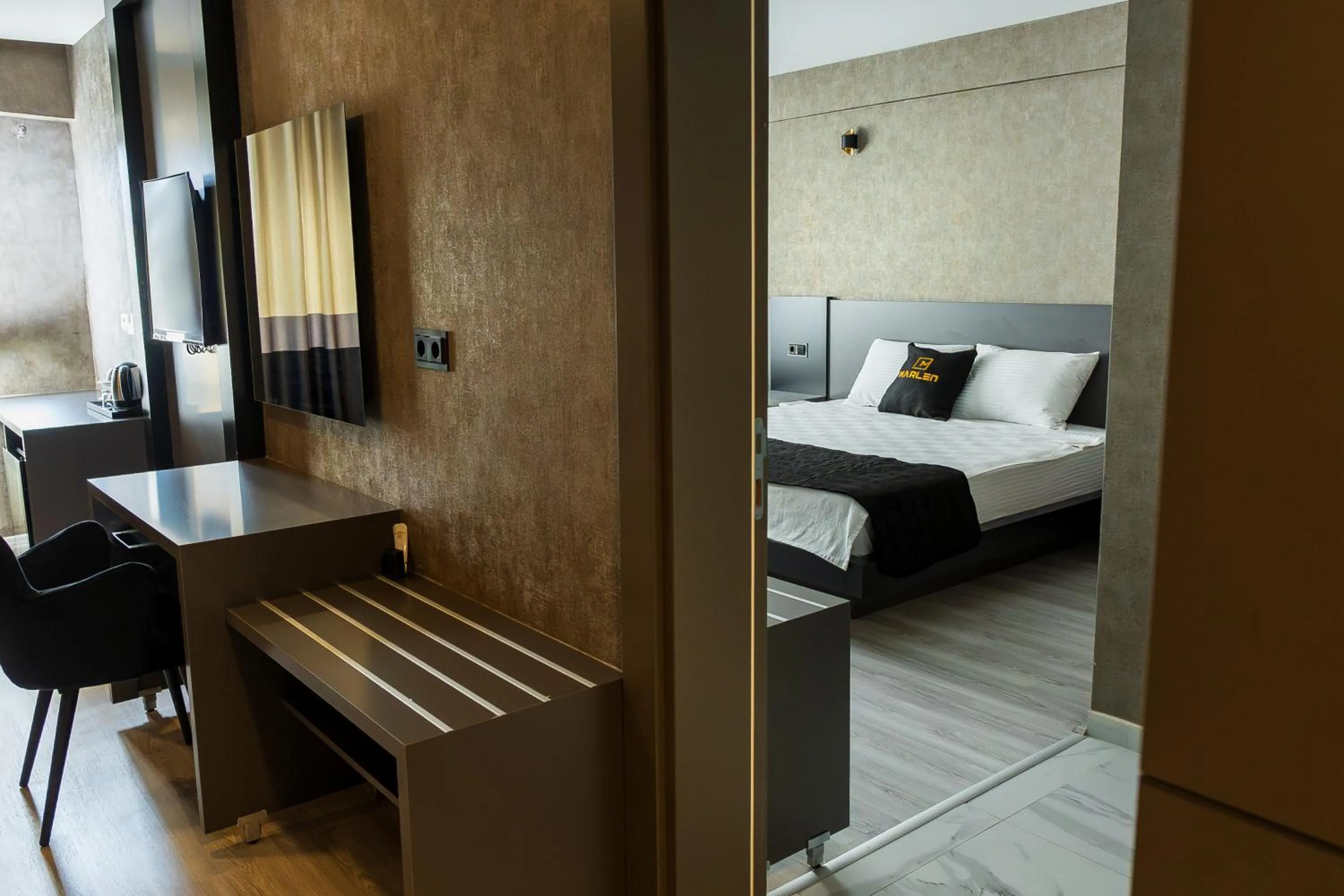 Photo of the whole room, Bed in Marlen Hotel Denizli