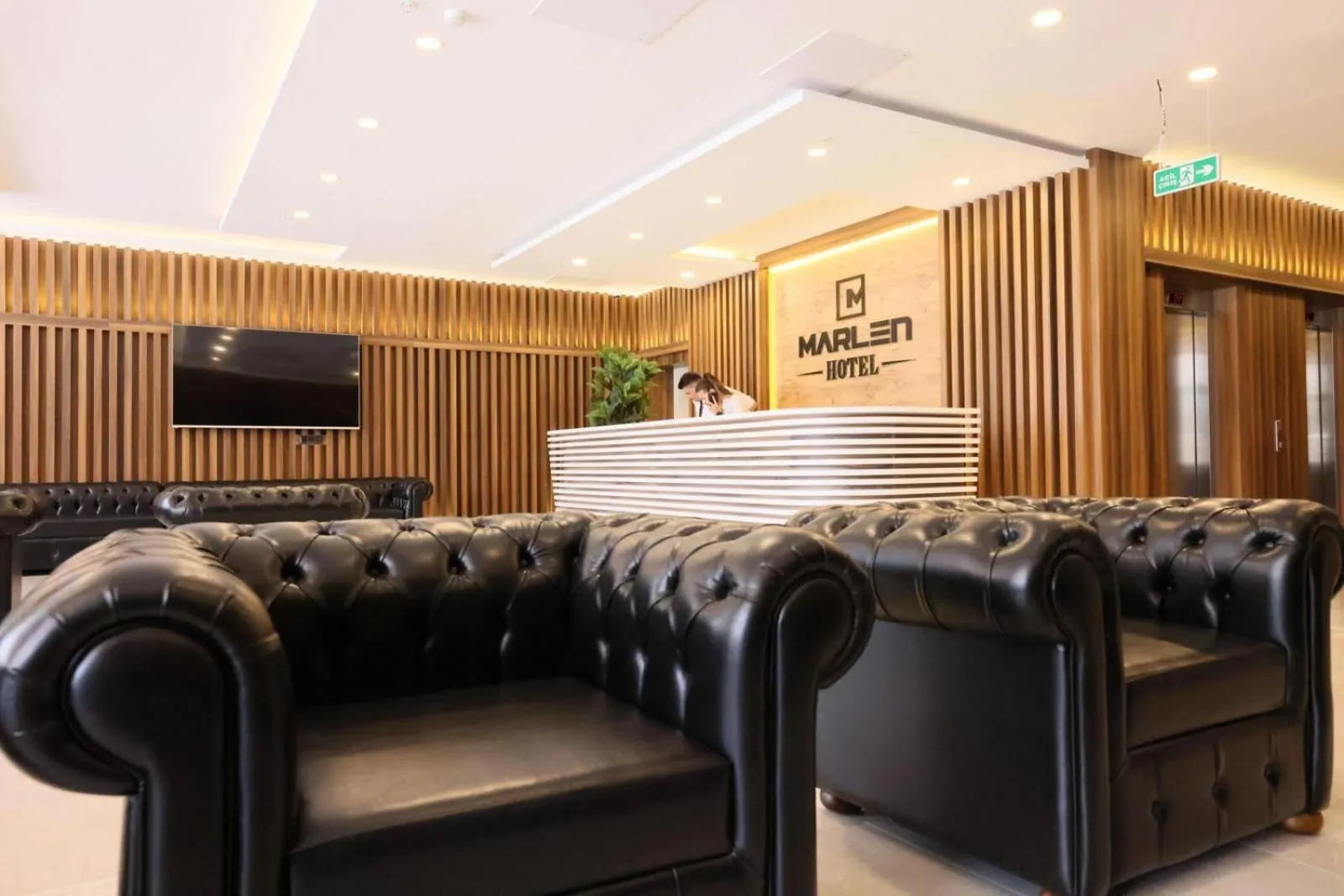 Lobby or reception in Marlen Hotel Denizli