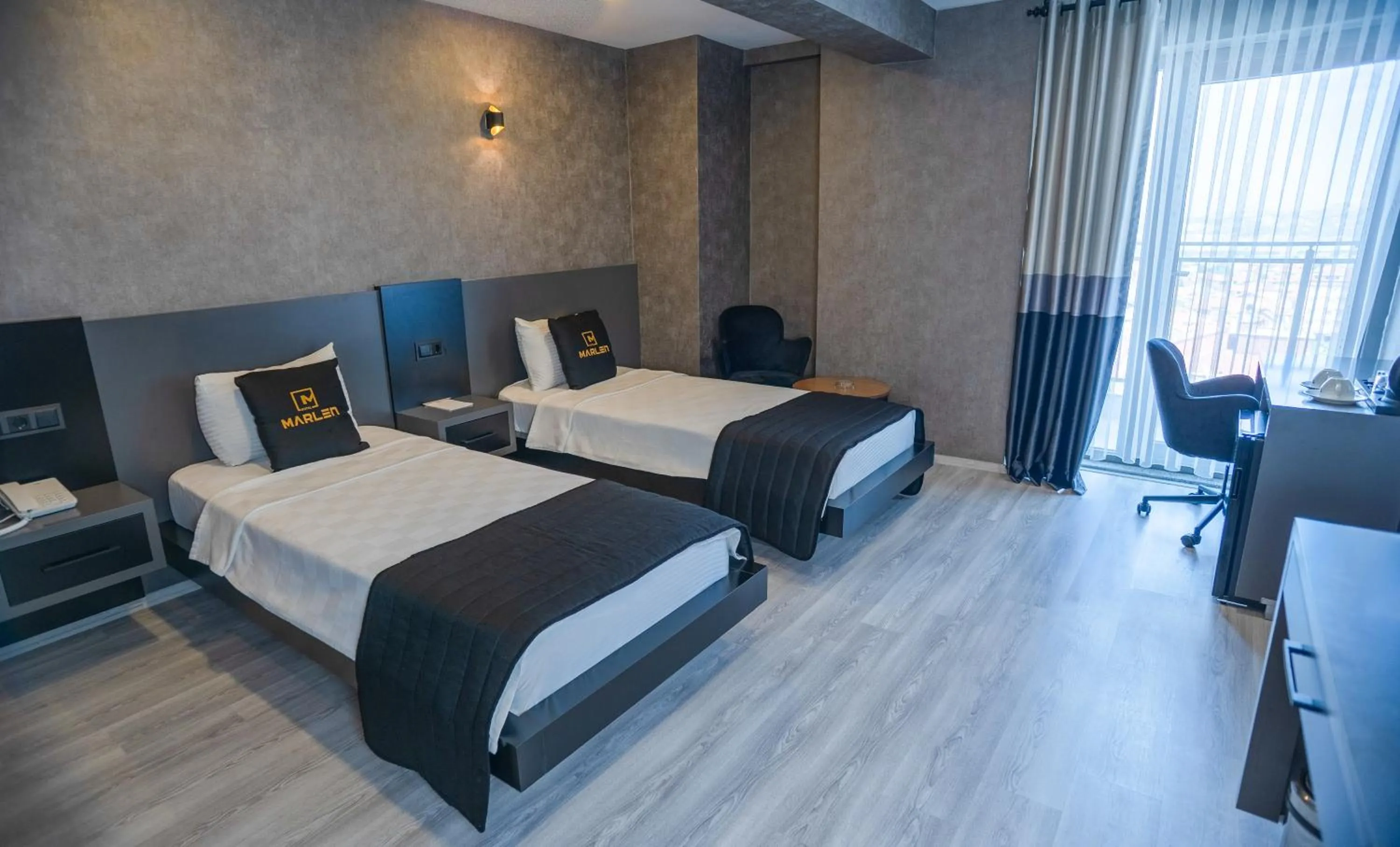 Bed in Marlen Hotel Denizli