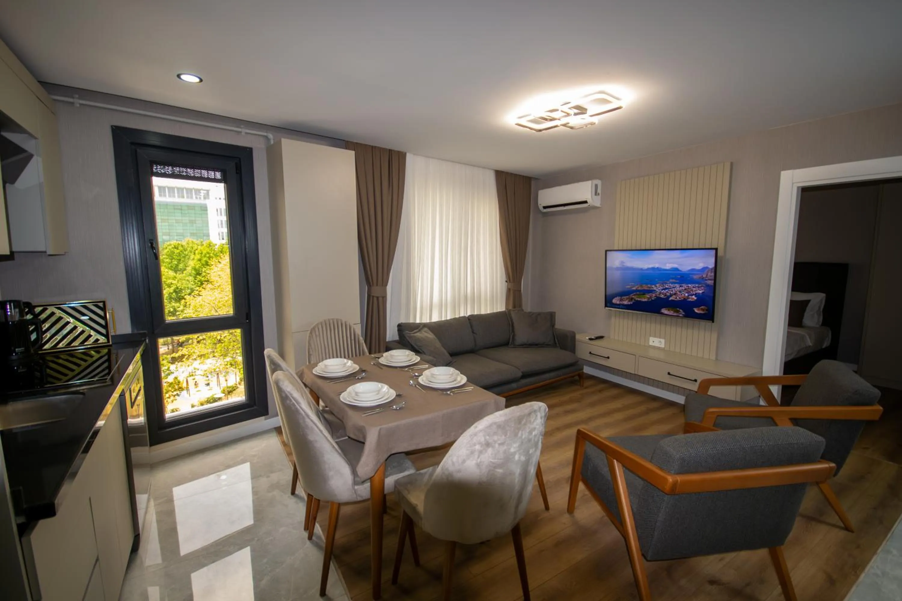 Seating area in Luxury Life Suites