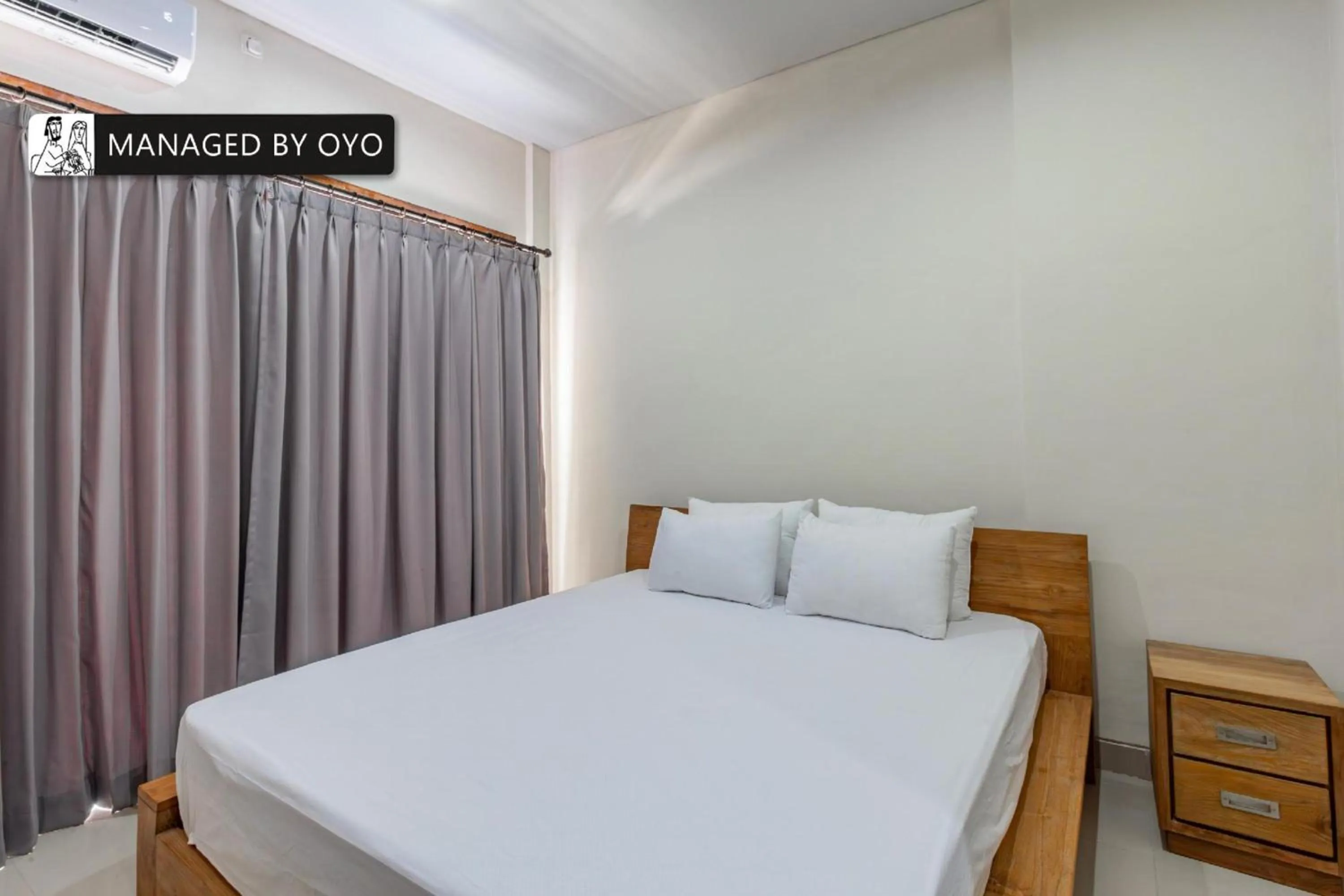 View (from property/room), Bed in Collection O Near Seminyak Beach Formerly The Kumpi Hotel