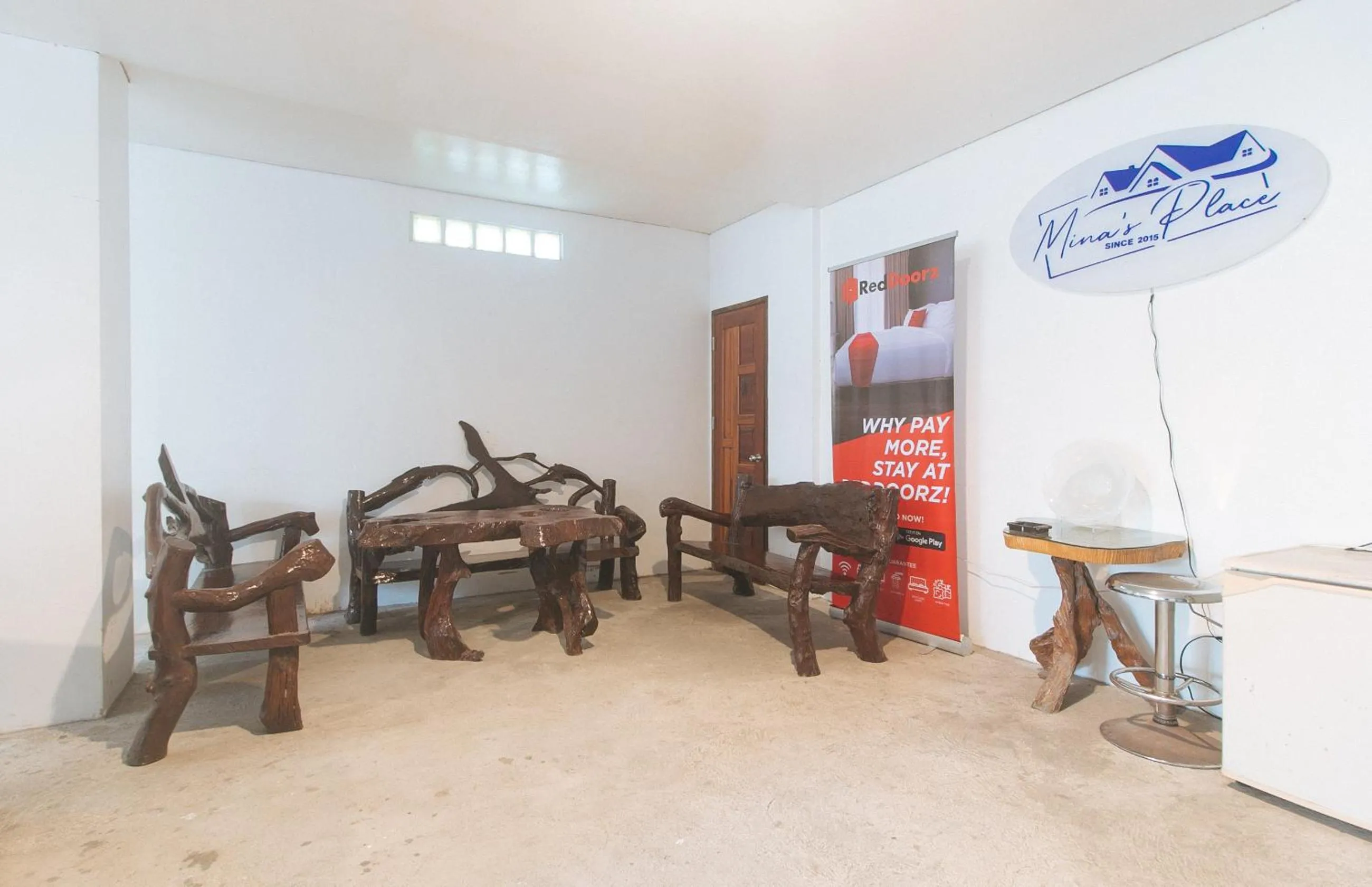 Seating area in RedDoorz at Mina's Place 2 Banez Ville Tacloban