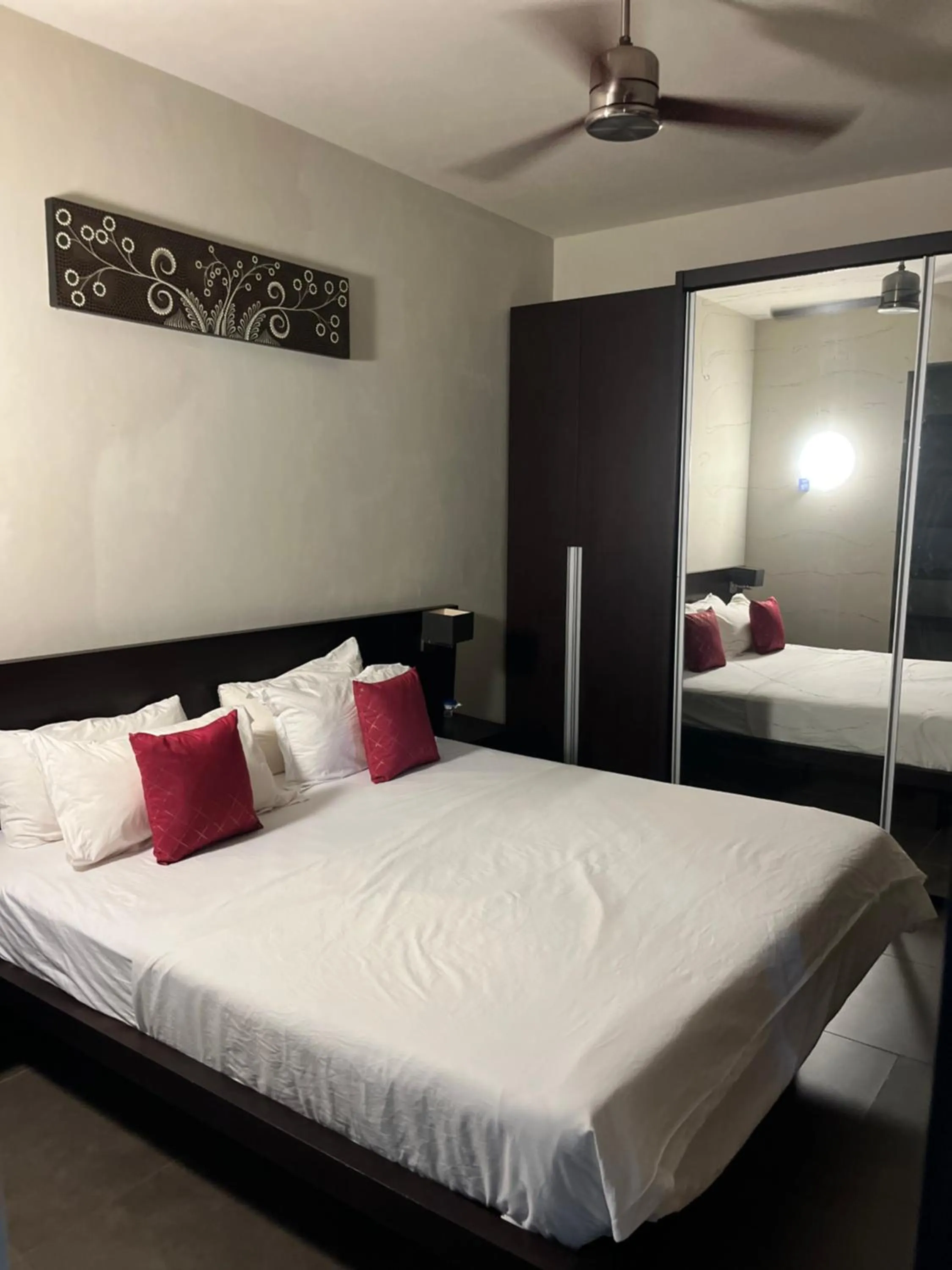 Bed in Cosy Appartement in Domaine des Alizée