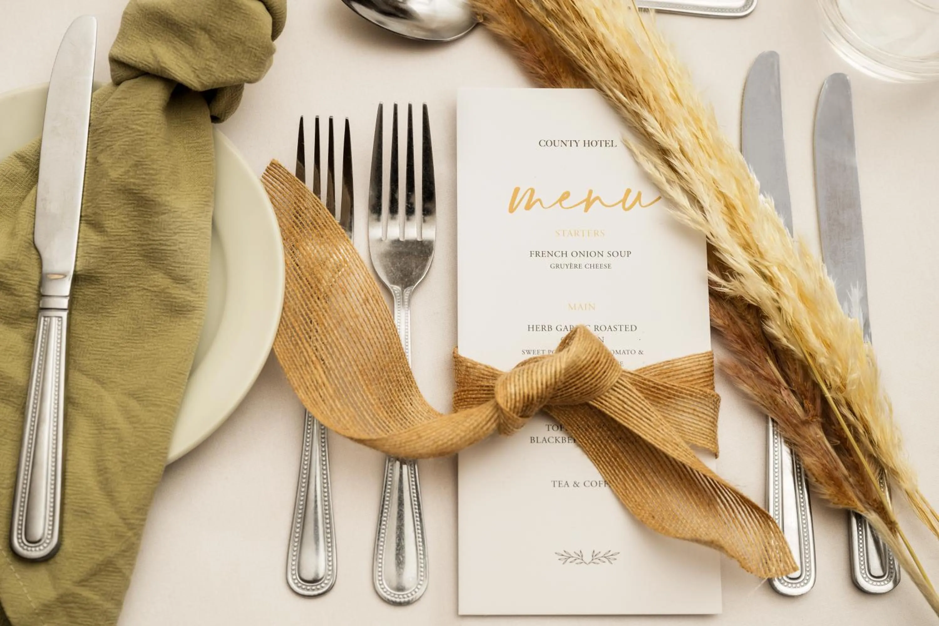 wedding in The County Hotel