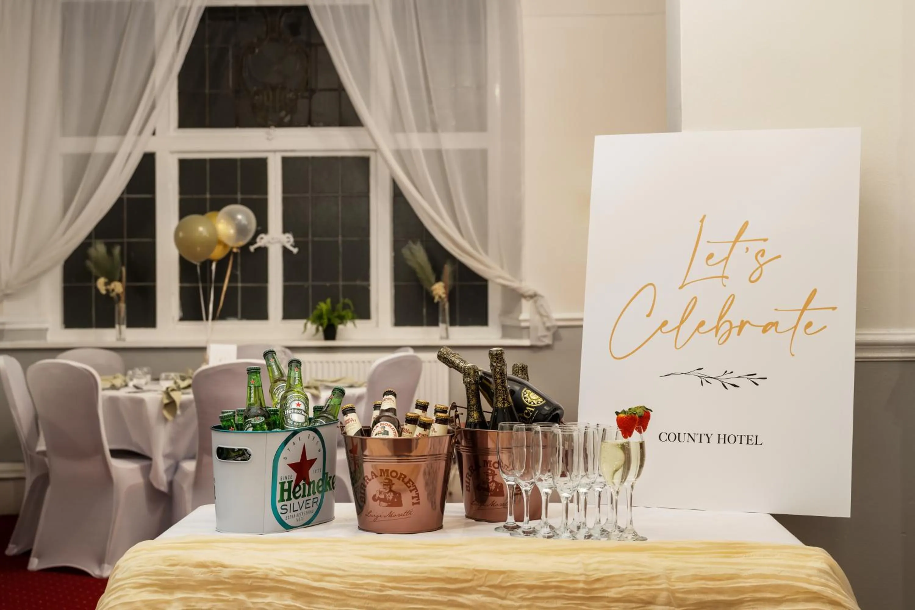 wedding in The County Hotel