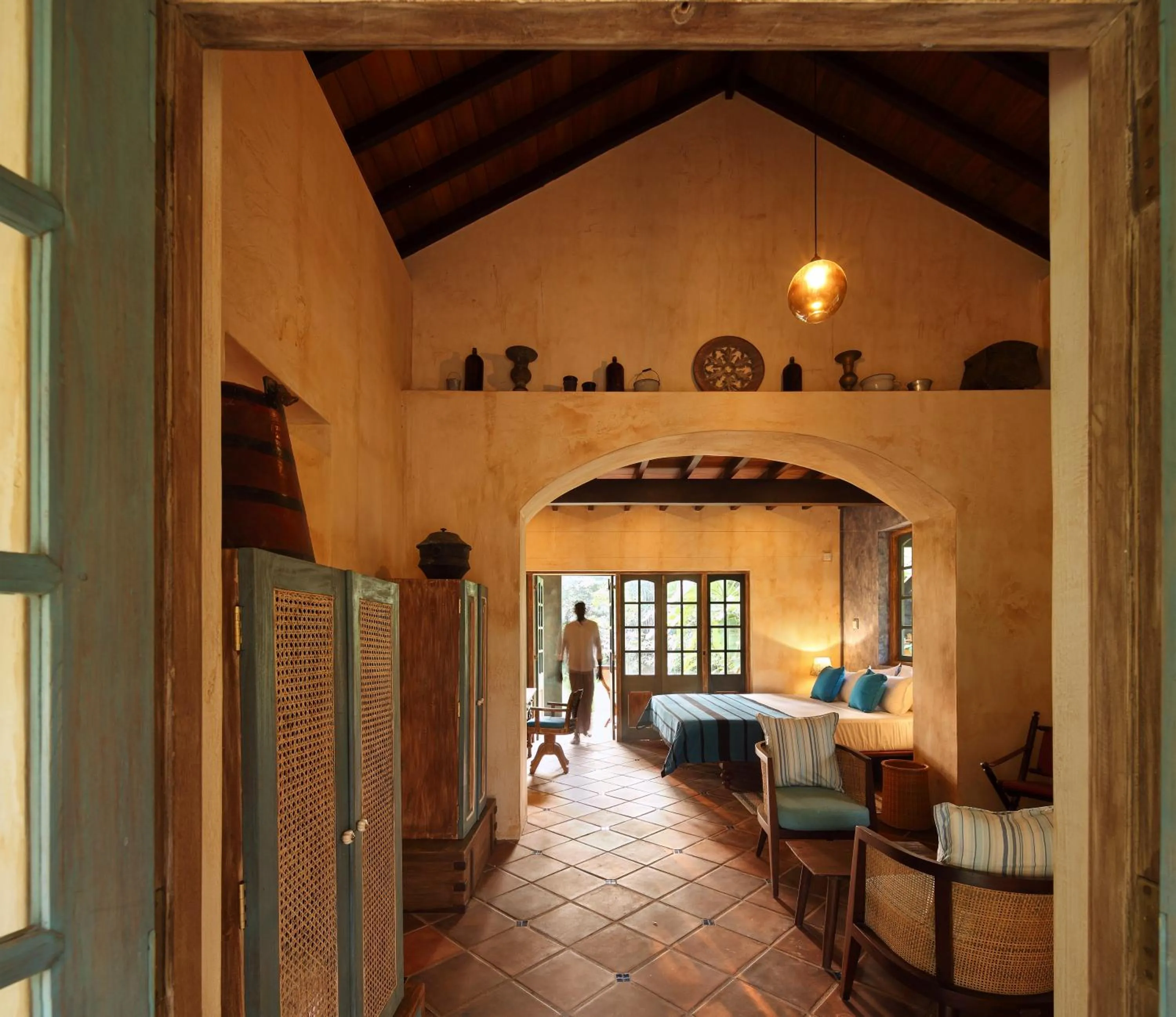 Photo of the whole room, Bed in Sama Retreats - Kosgoda