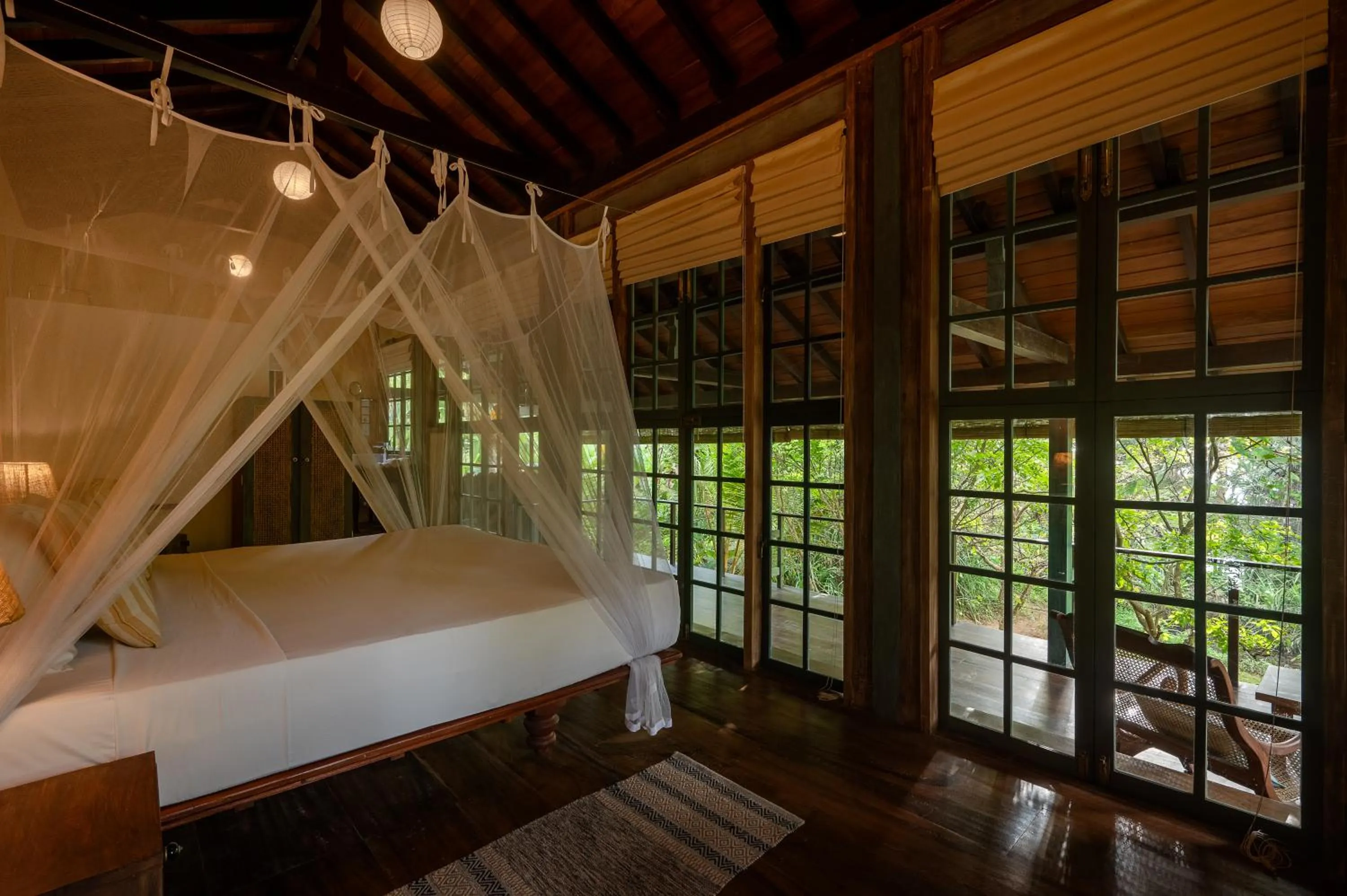 View (from property/room), Bed in Sama Retreats - Kosgoda