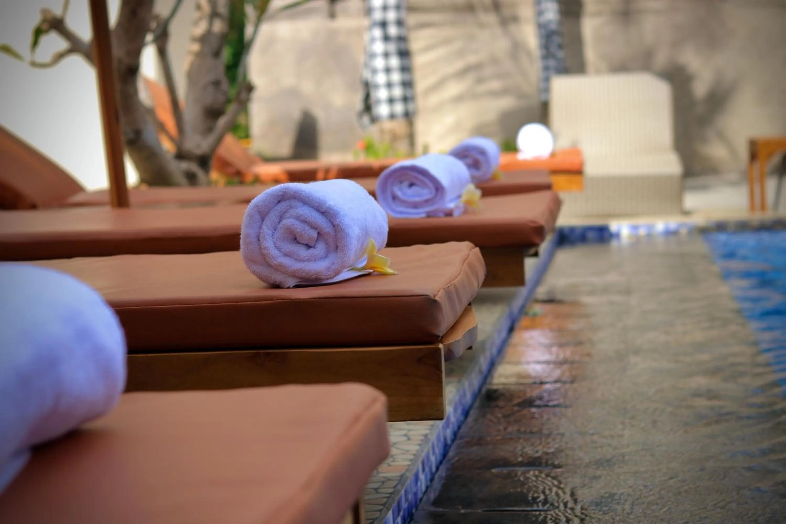 Seating area in The Pandan Sari Hotel