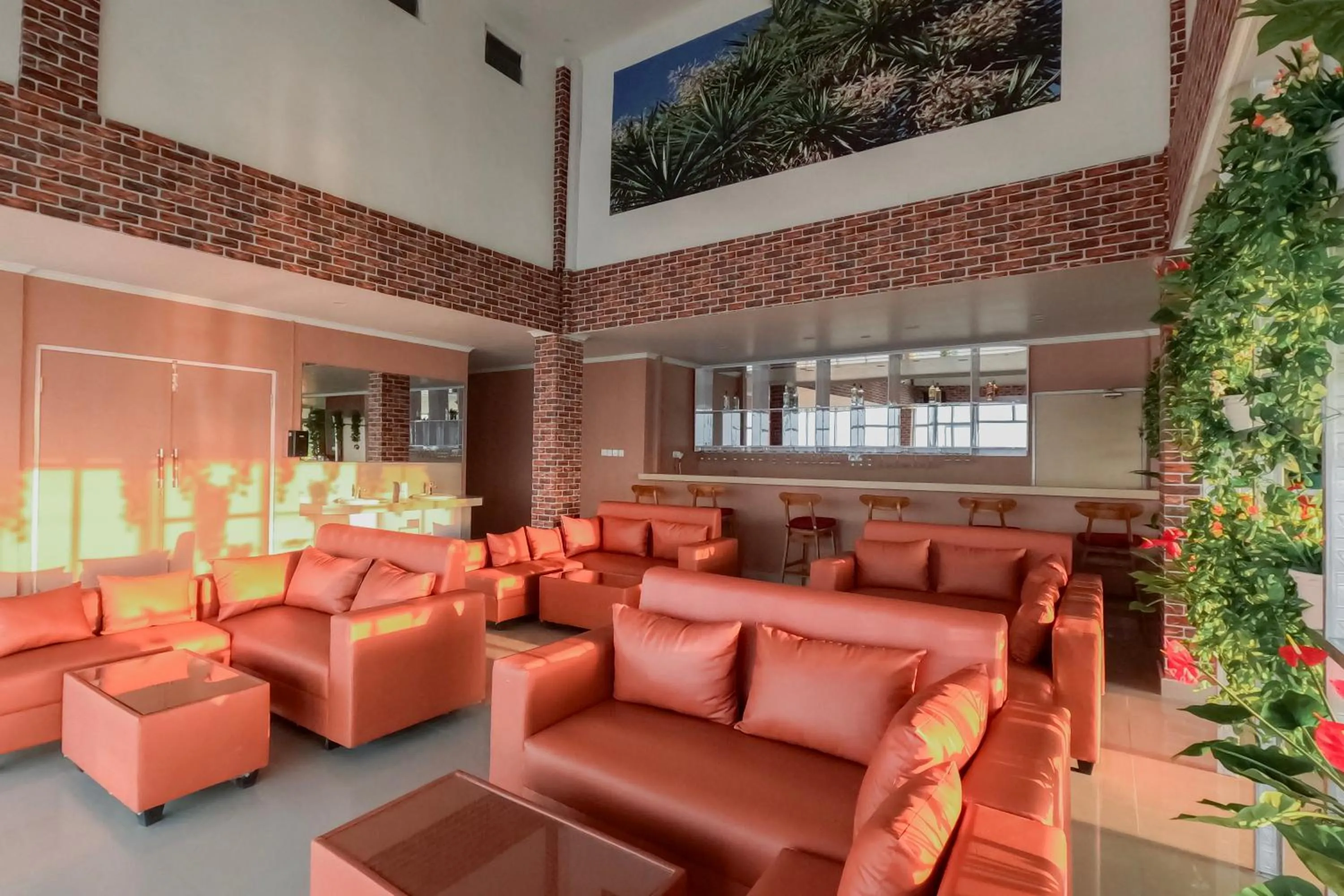 Seating area in The Pandan Sari Hotel