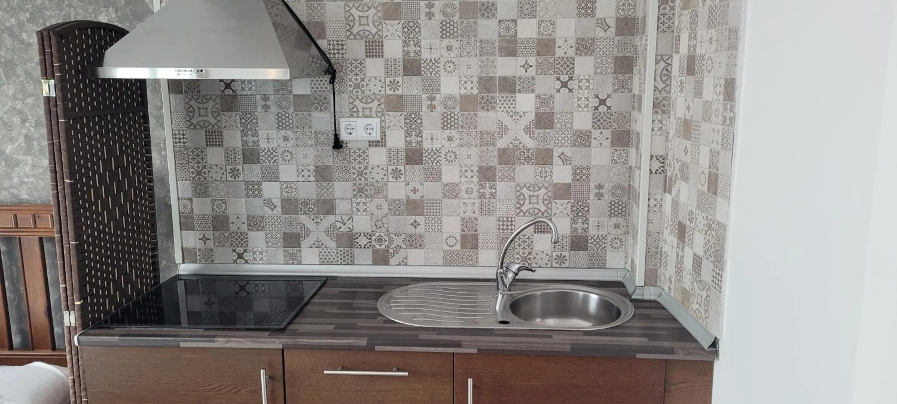 Kitchen or kitchenette in Hotel Al-Andalus