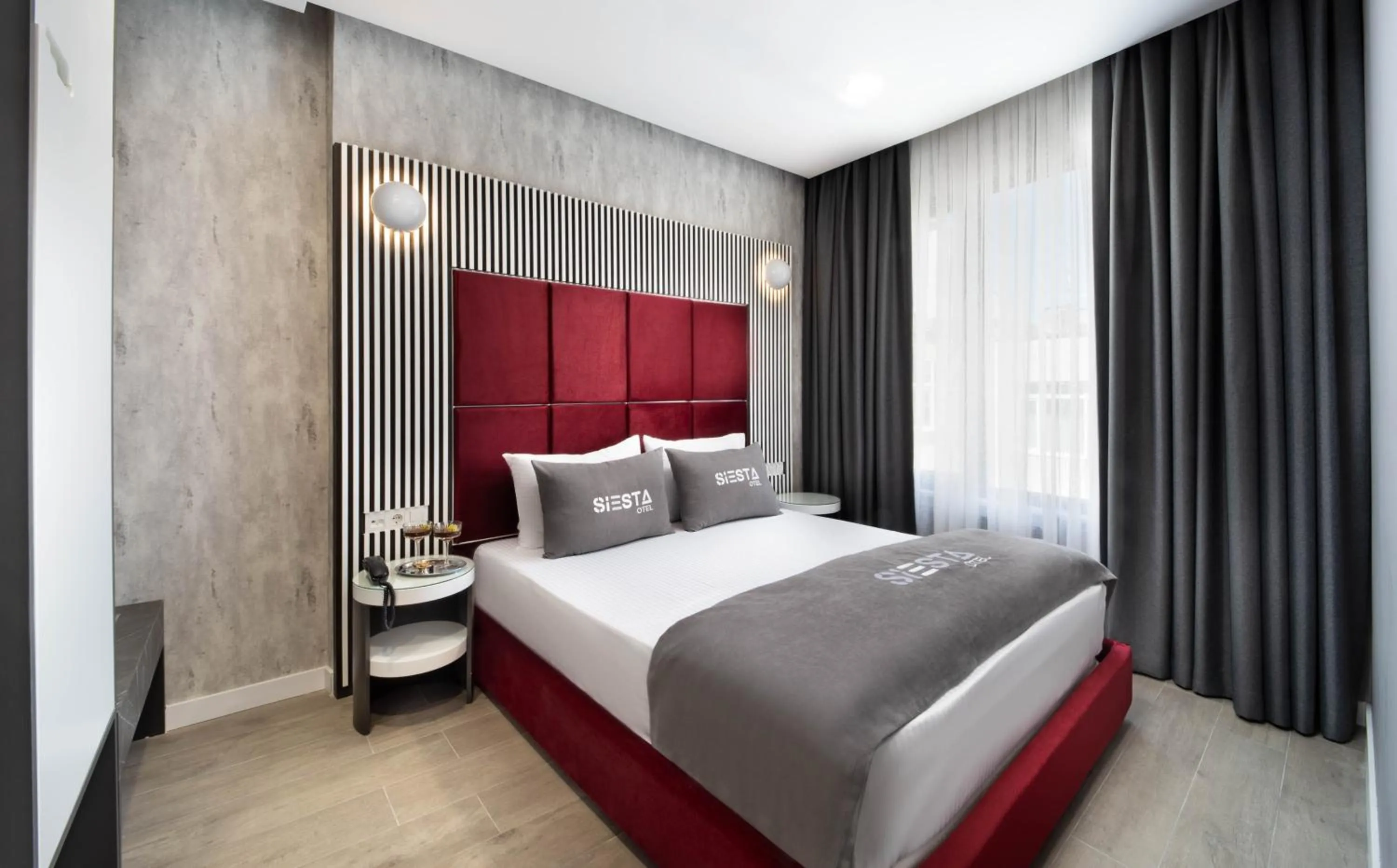 Bedroom, Bed in Siesta Hotel Bakırköy