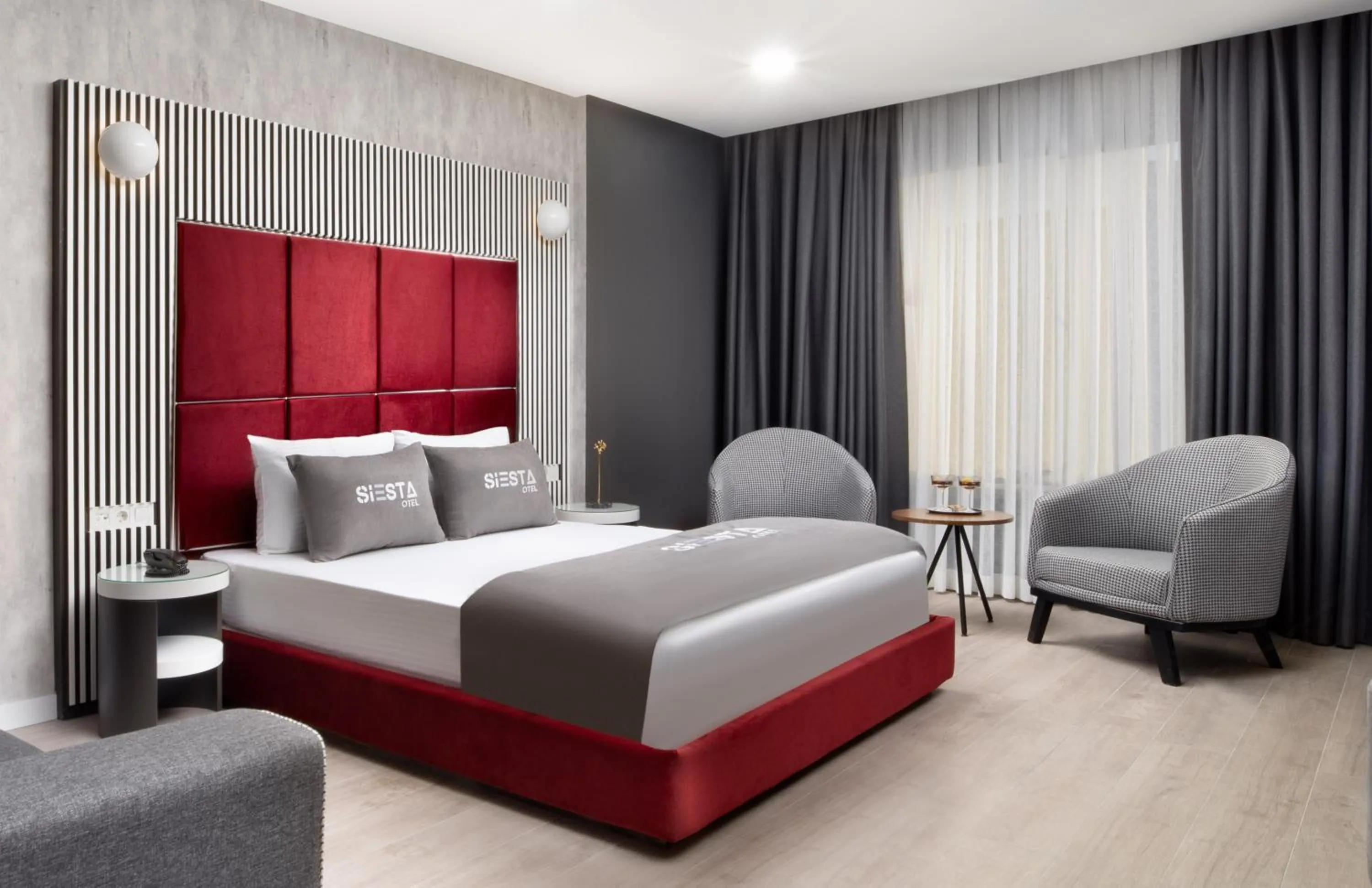 Bedroom, Bed in Siesta Hotel Bakırköy