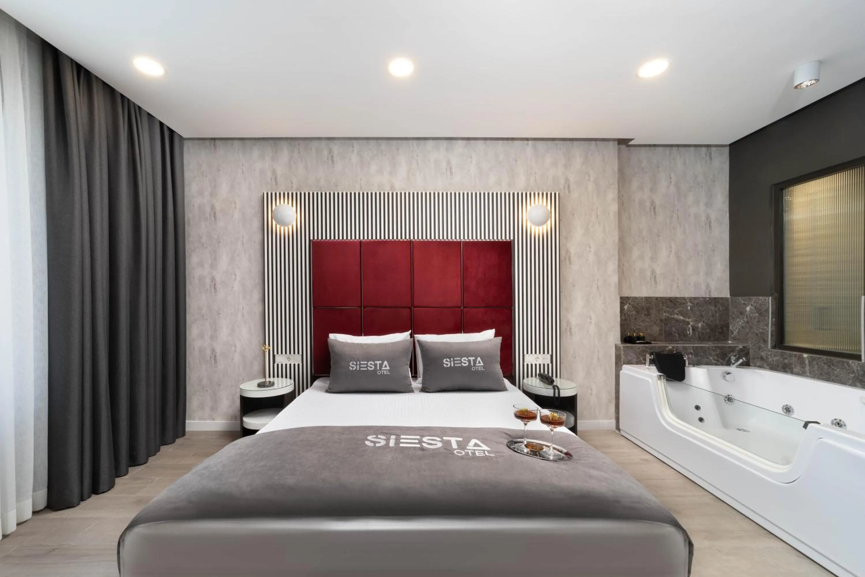 Bed in Siesta Hotel Bakırköy