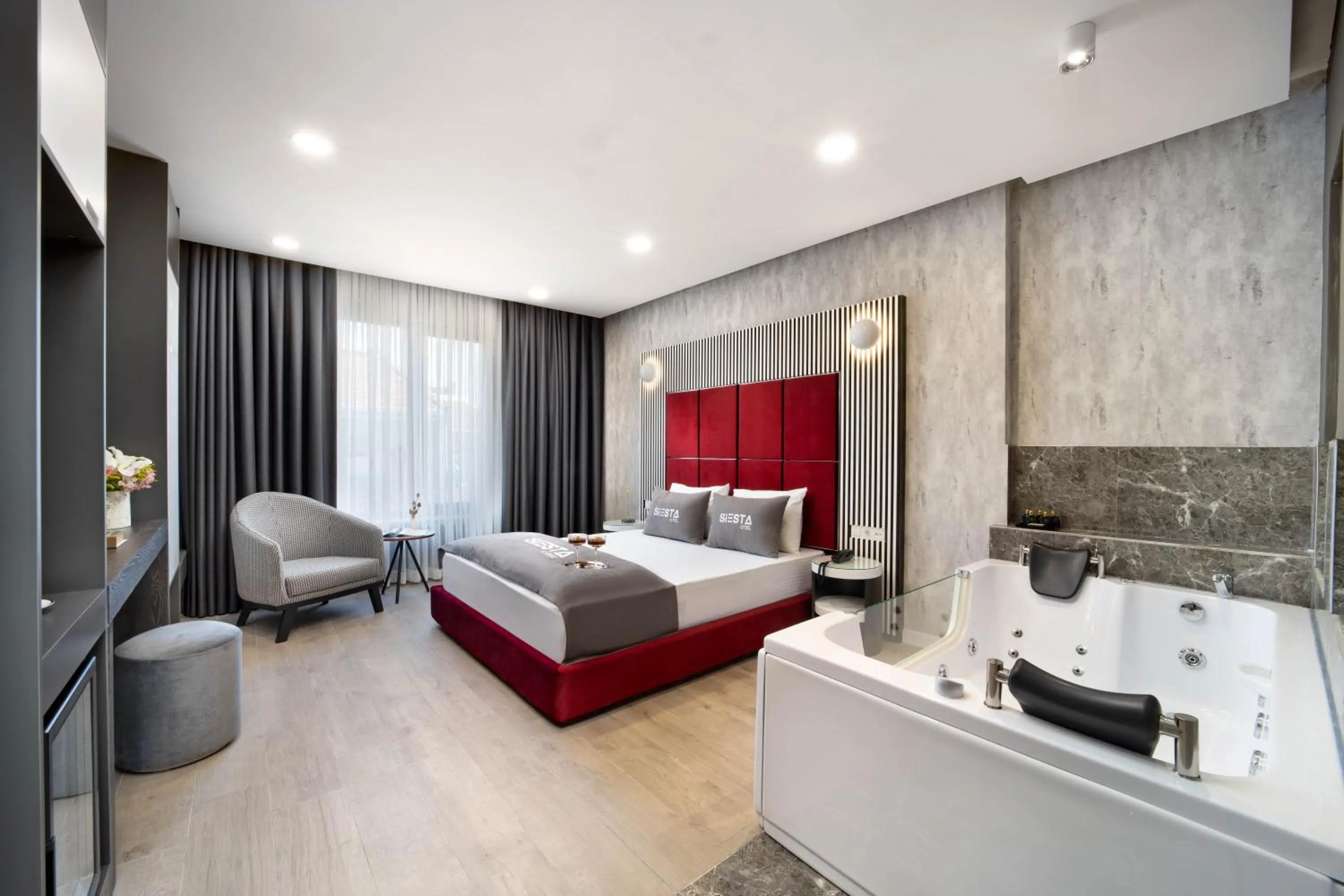 Bed in Siesta Hotel Bakırköy