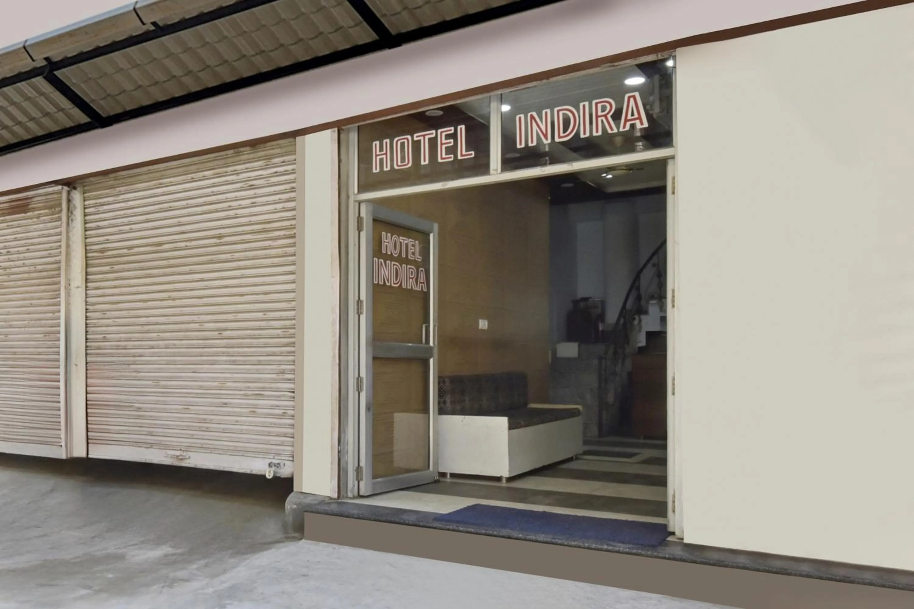 Facade/entrance in Hotel O Indira