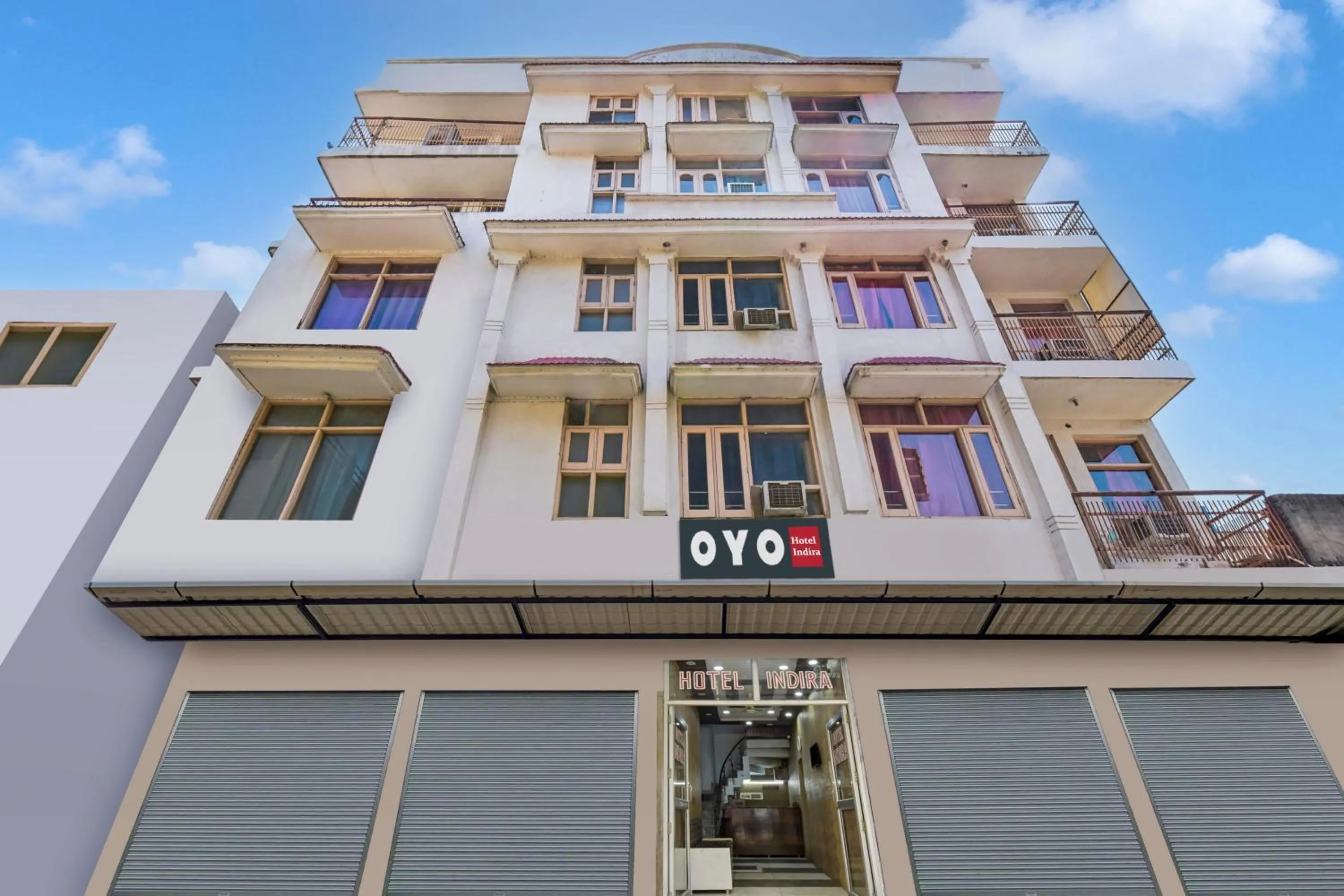 Facade/entrance in Hotel O Indira