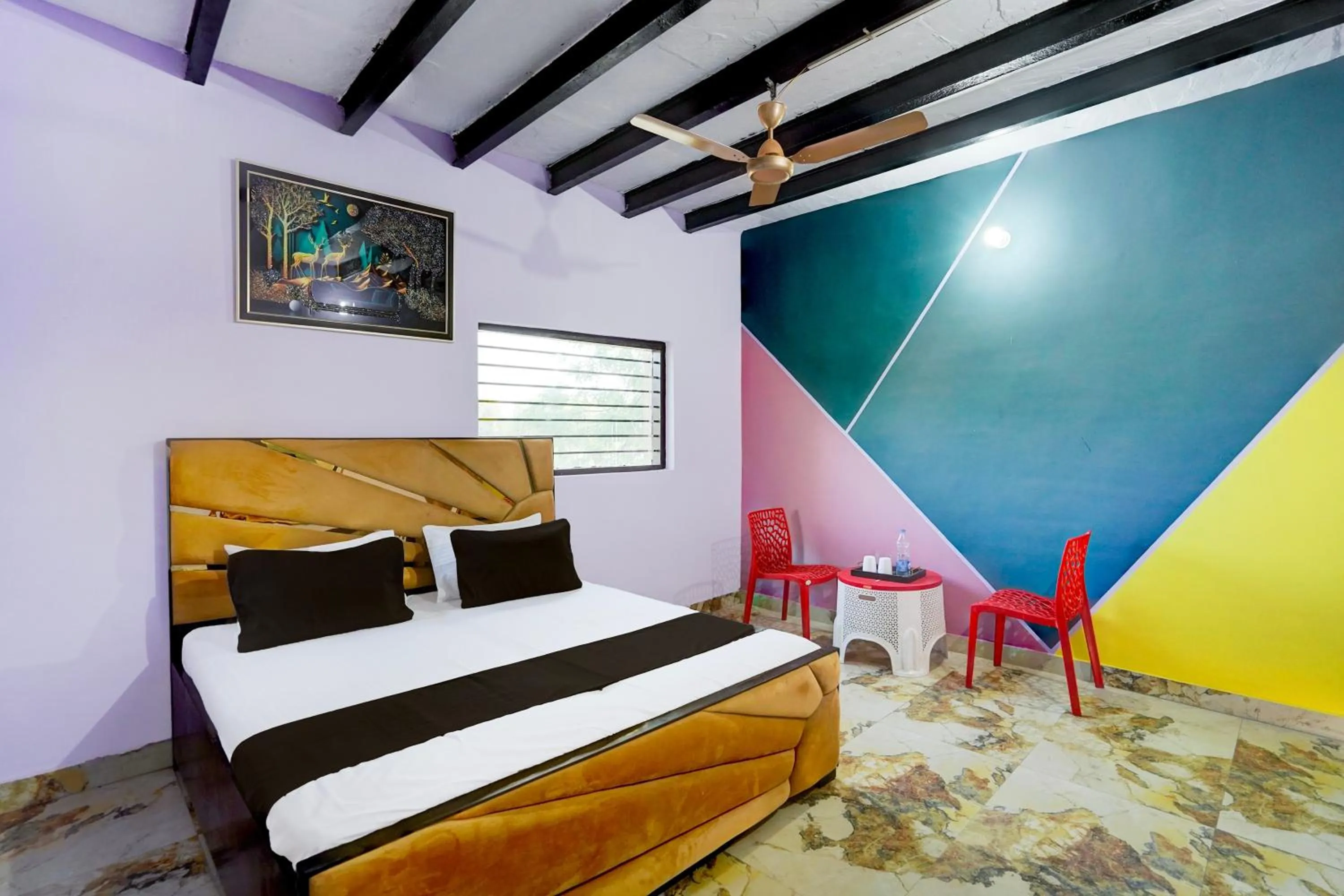 Bedroom, Bed in Hotel O YAMUNA RESORT