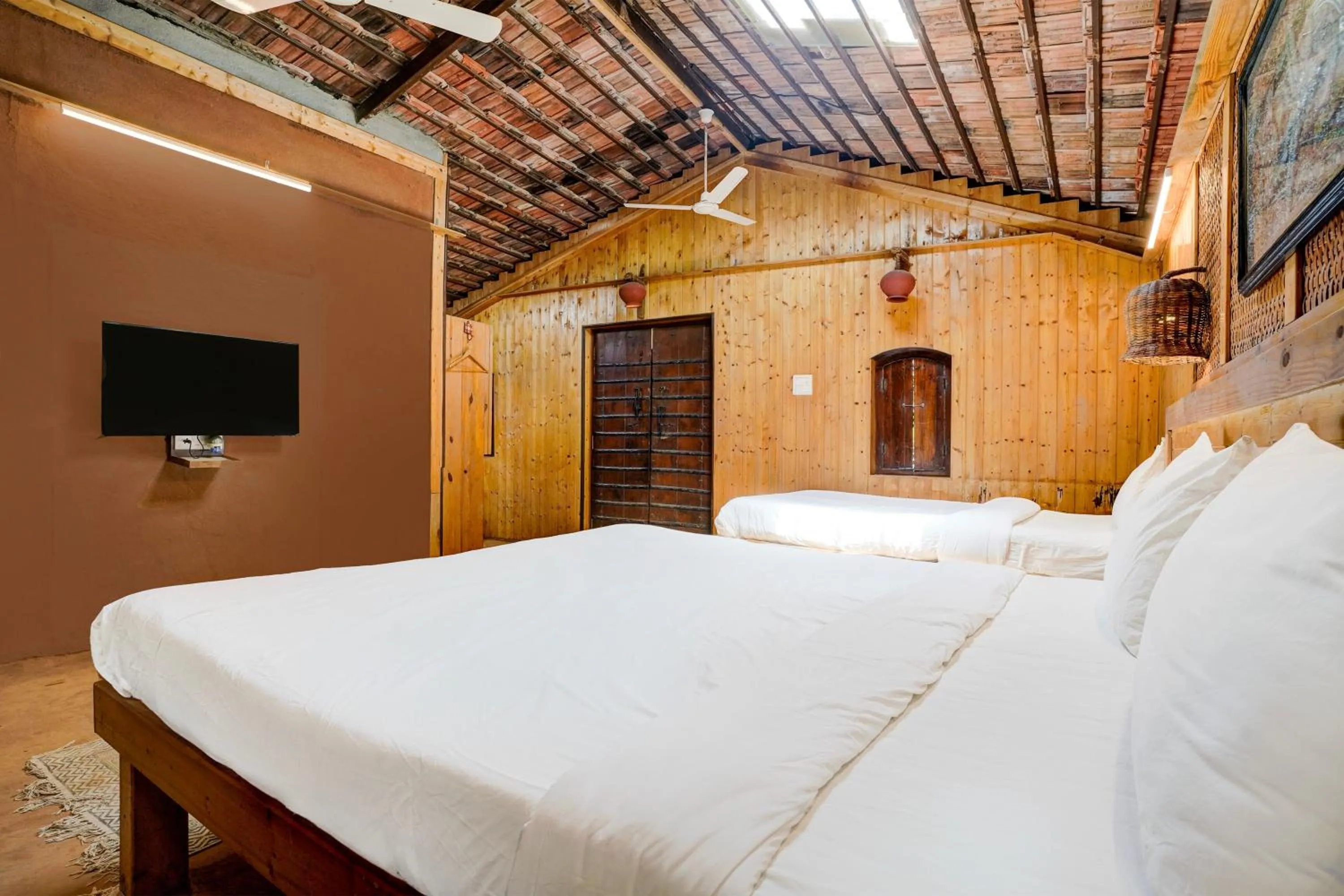Bedroom, Bed in Palette by CheckIn Palghar Lifestyle Retreat Formerly Irayos Resort