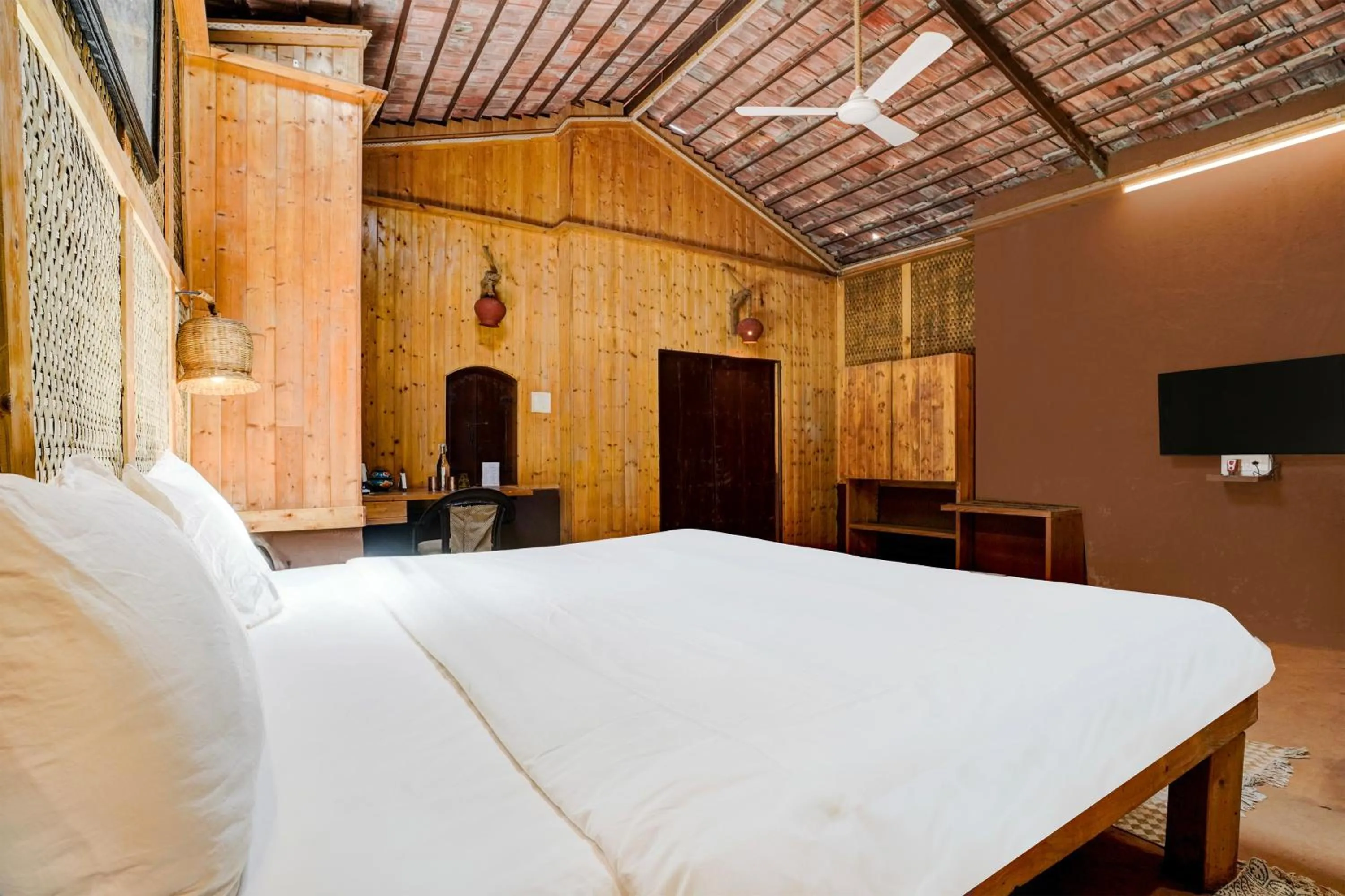 Bedroom, Bed in Palette by CheckIn Palghar Lifestyle Retreat Formerly Irayos Resort