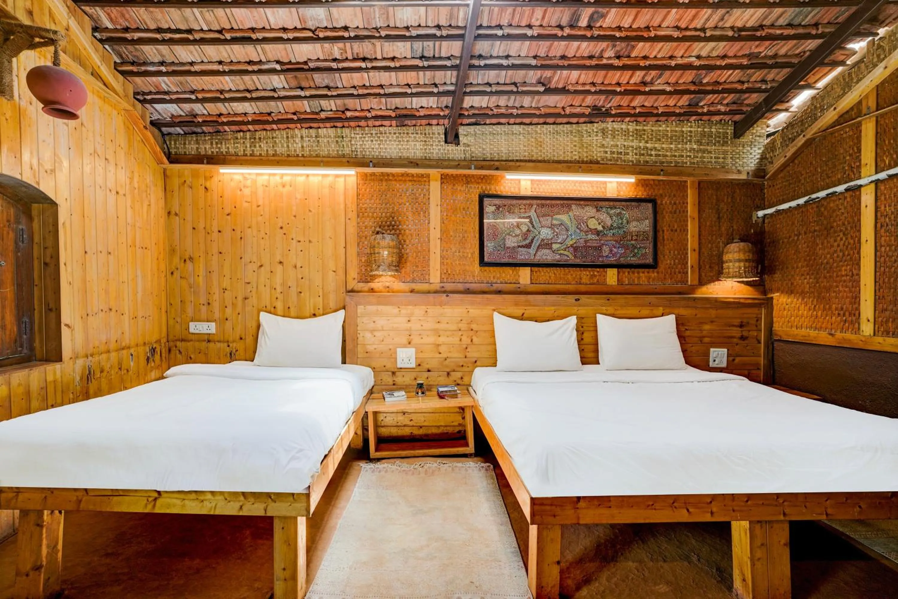 Bedroom, Bed in Palette by CheckIn Palghar Lifestyle Retreat Formerly Irayos Resort