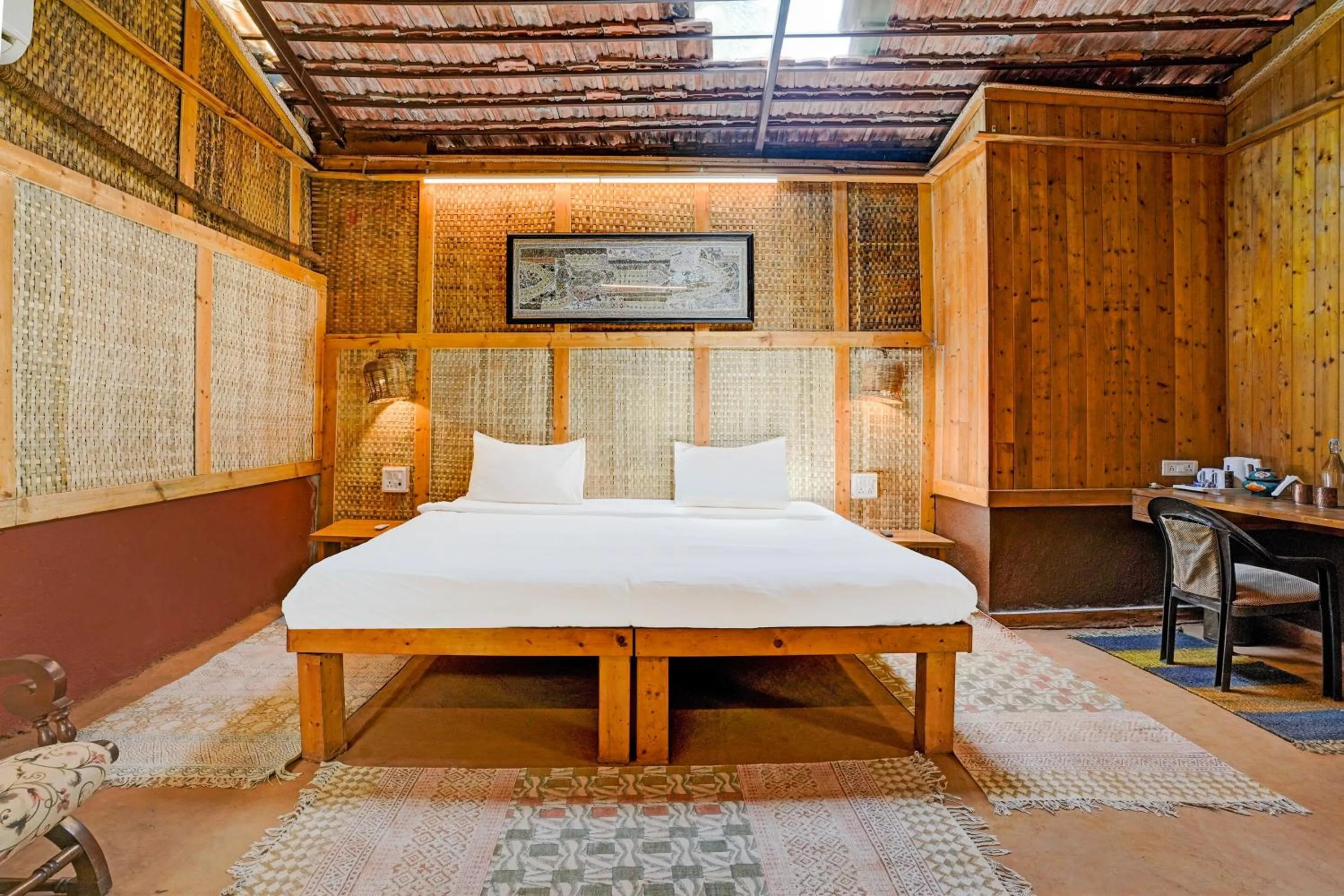 Bedroom, Bed in Palette by CheckIn Palghar Lifestyle Retreat Formerly Irayos Resort