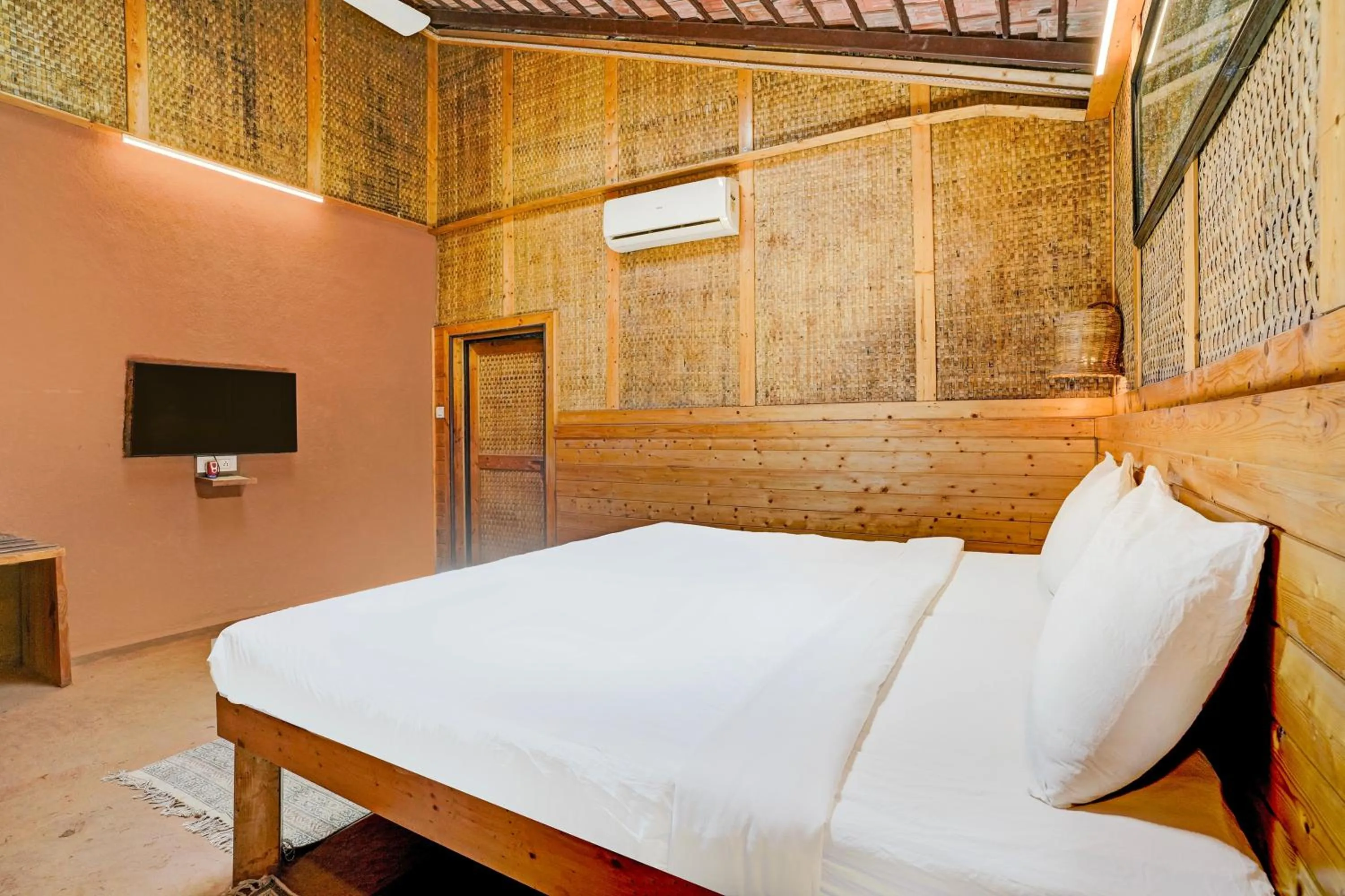 Bedroom, Bed in Palette by CheckIn Palghar Lifestyle Retreat Formerly Irayos Resort