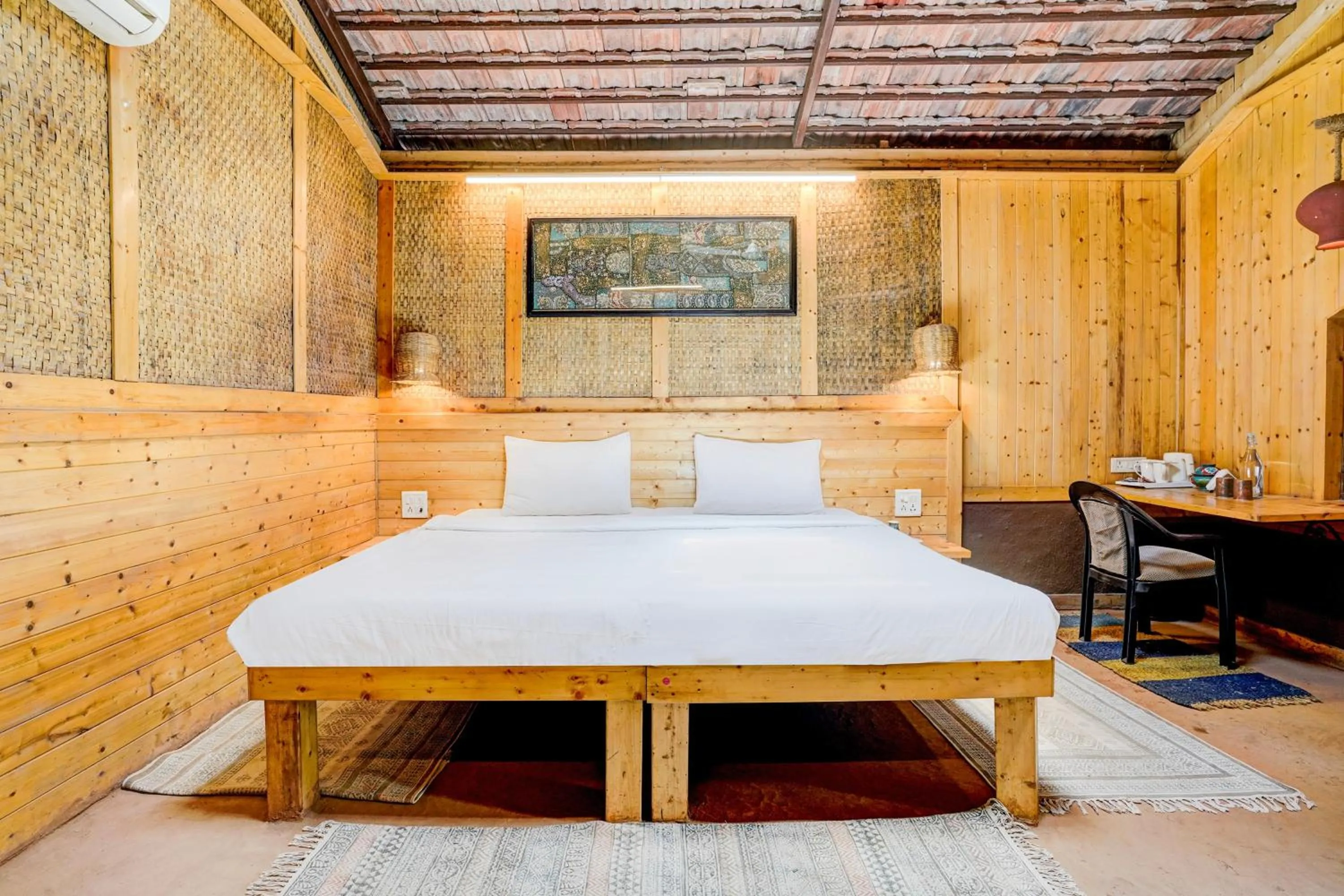 Bedroom, Bed in Palette by CheckIn Palghar Lifestyle Retreat Formerly Irayos Resort