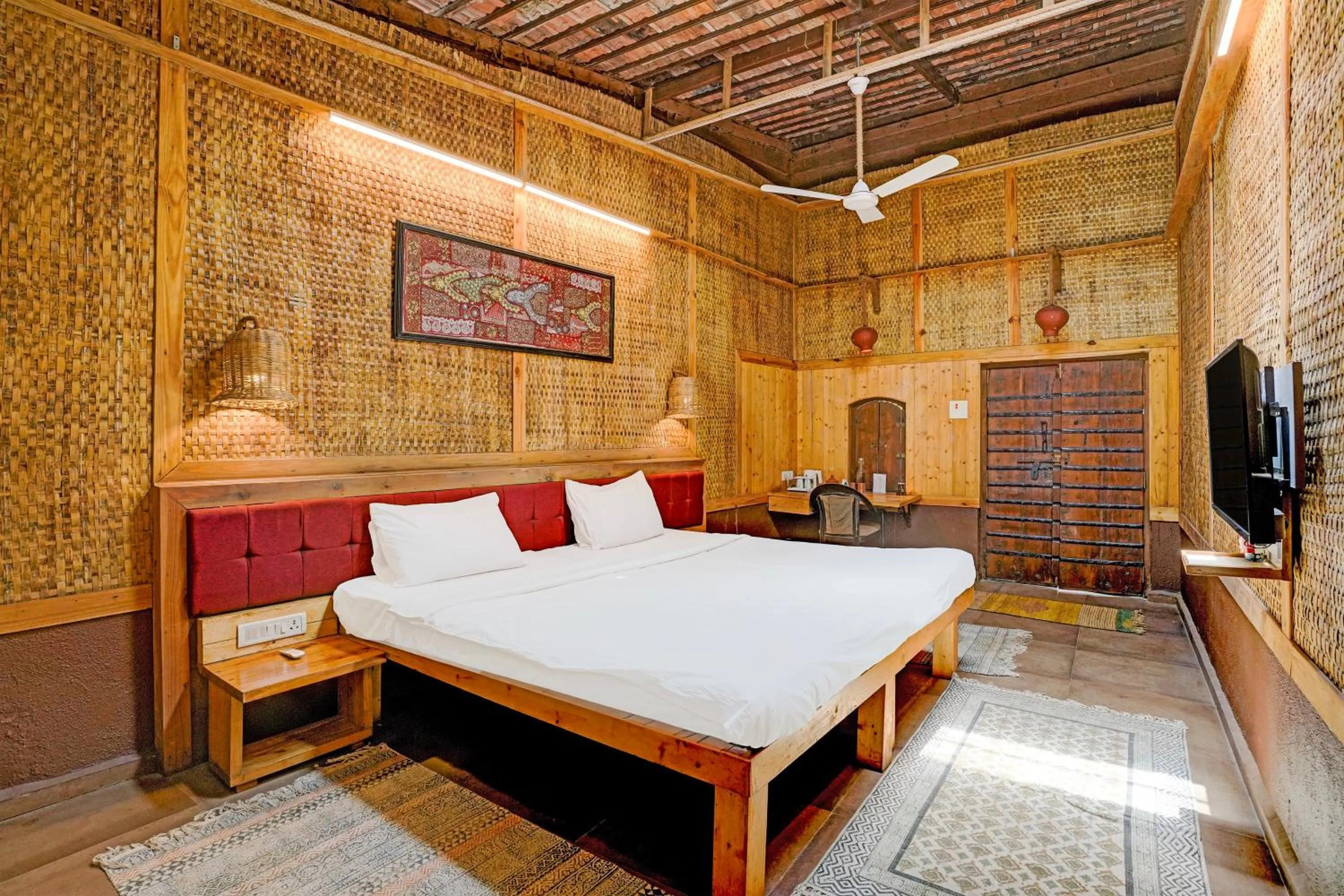 Bedroom, Bed in Palette by CheckIn Palghar Lifestyle Retreat Formerly Irayos Resort