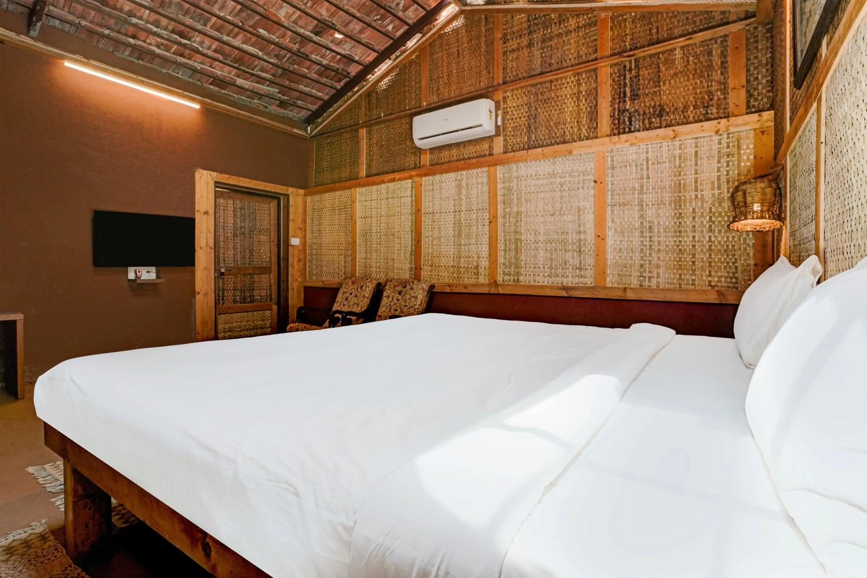 Bedroom, Bed in Palette by CheckIn Palghar Lifestyle Retreat Formerly Irayos Resort
