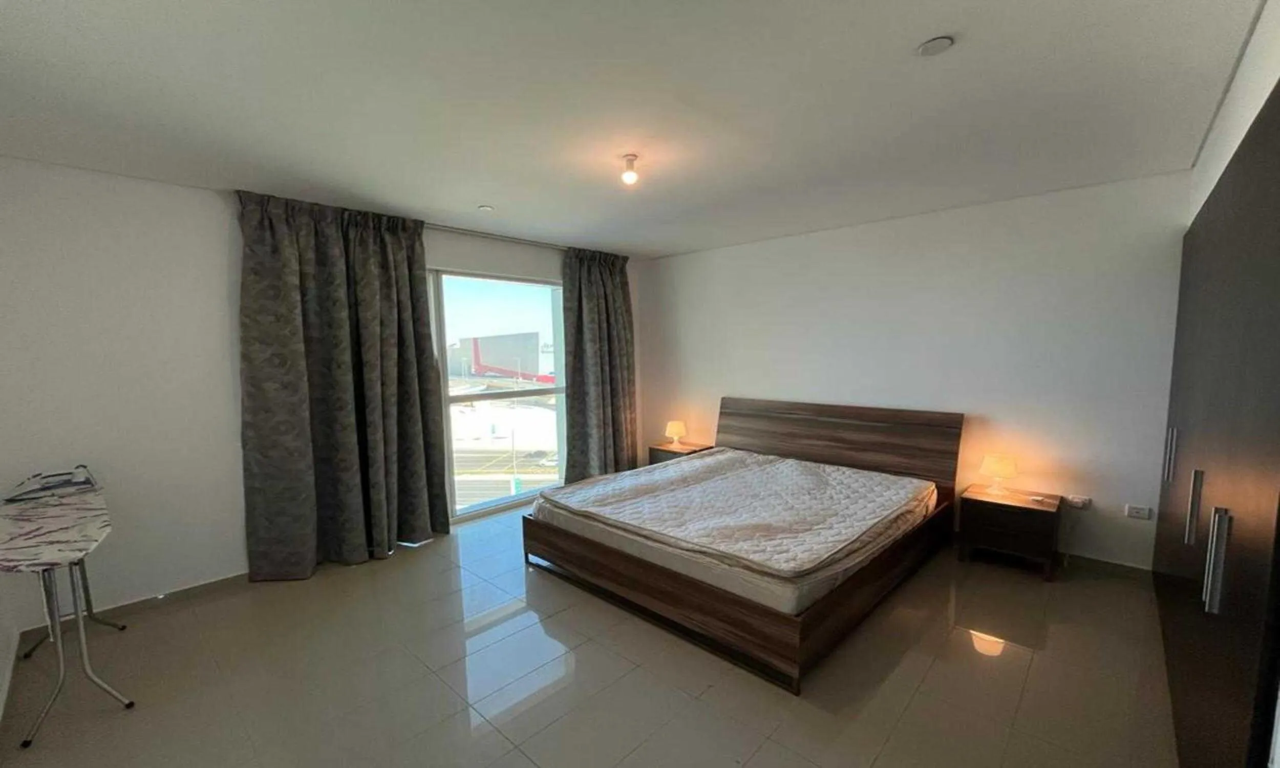 Bedroom, Bed in City View Furnished Apartment in Palette Tower in Tourist Club Area