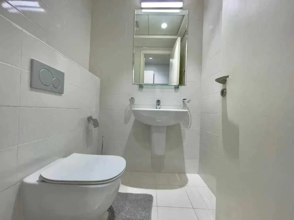 Bathroom in City View Furnished Apartment in Palette Tower in Tourist Club Area