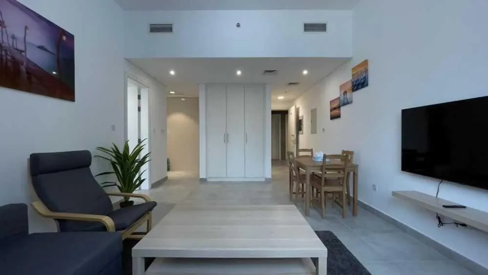 Lobby or reception in City View Furnished Apartment in Palette Tower in Tourist Club Area