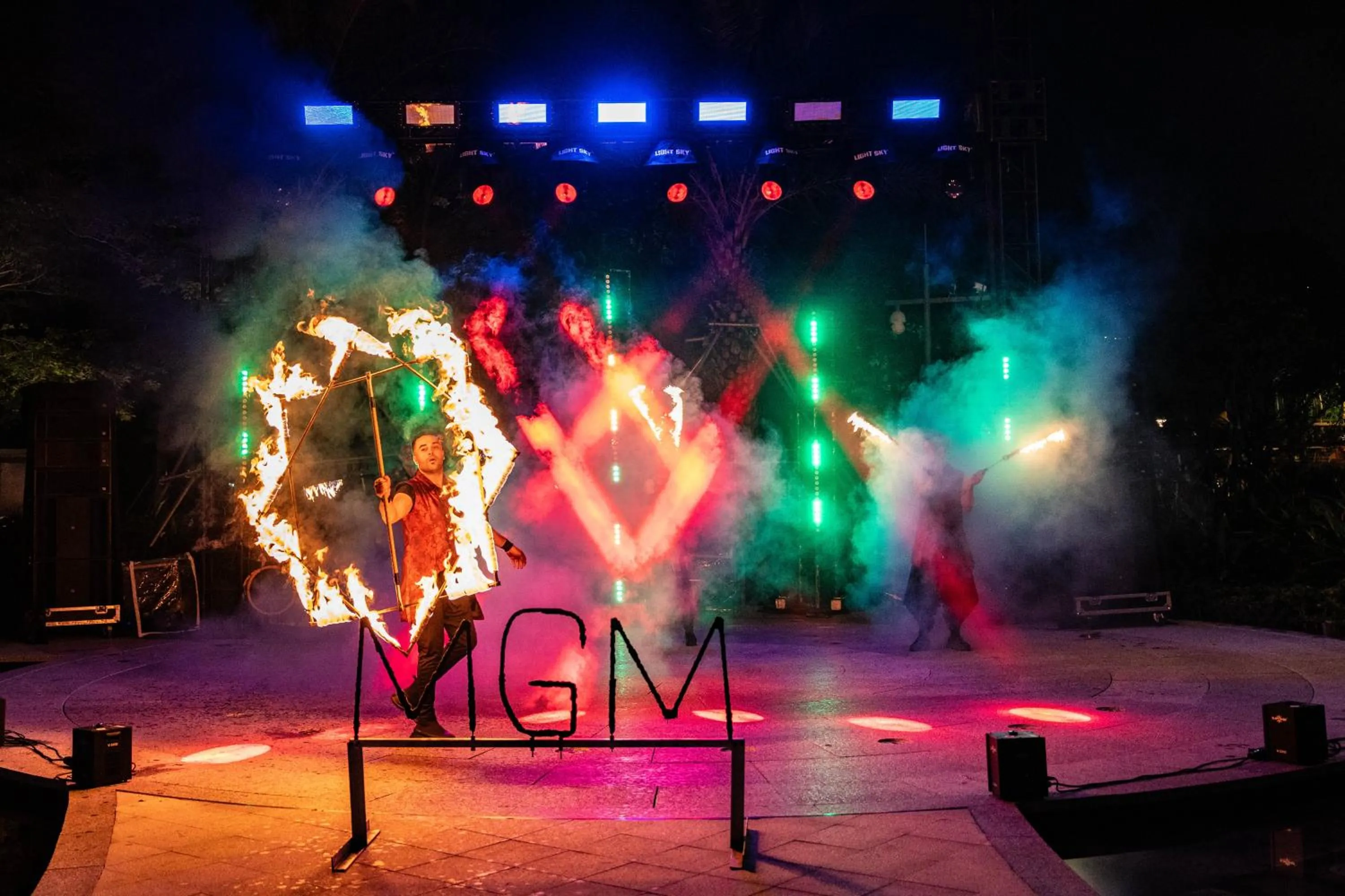 Evening entertainment in MGM Shenzhen