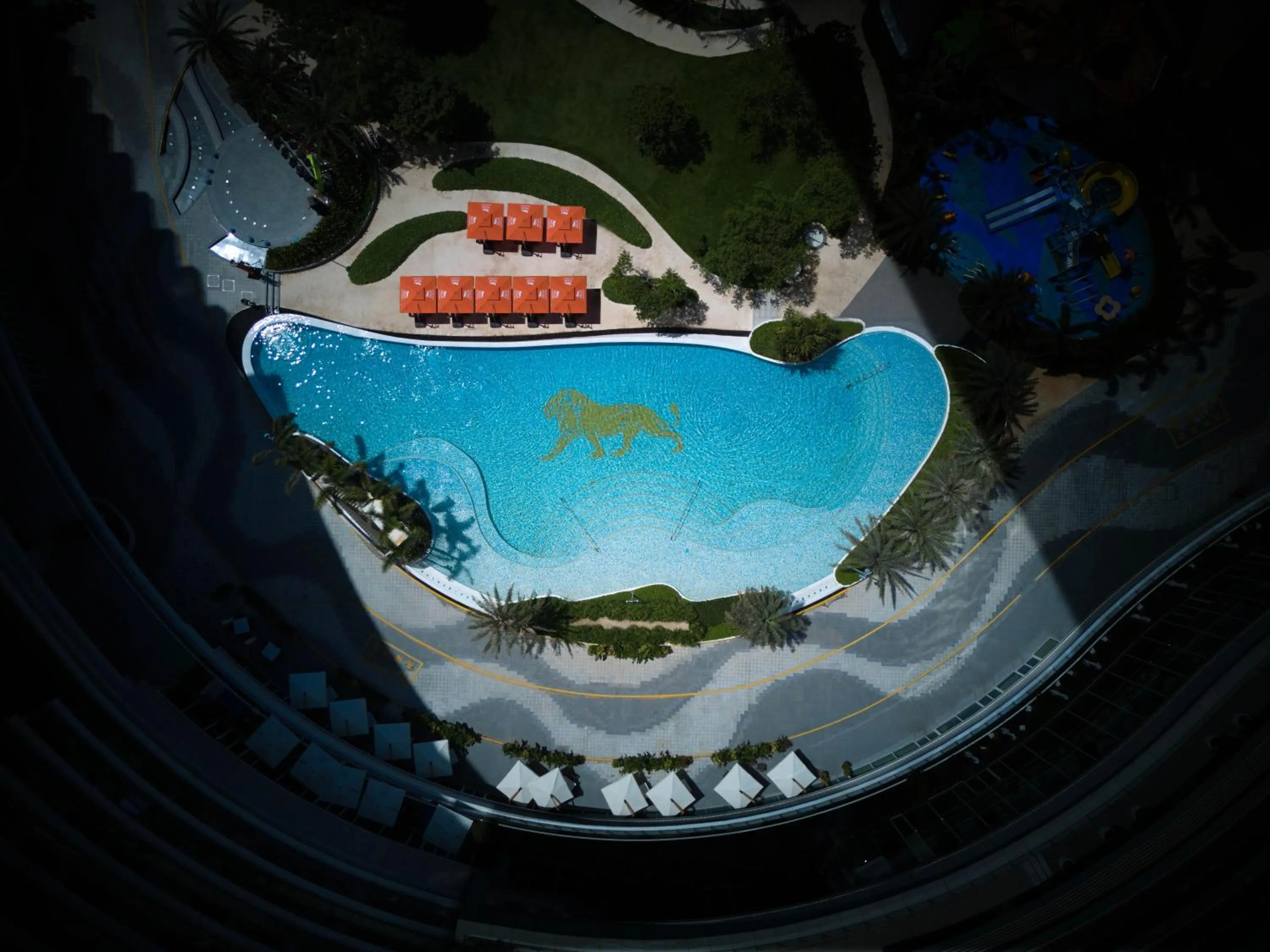 Swimming pool in MGM Shenzhen