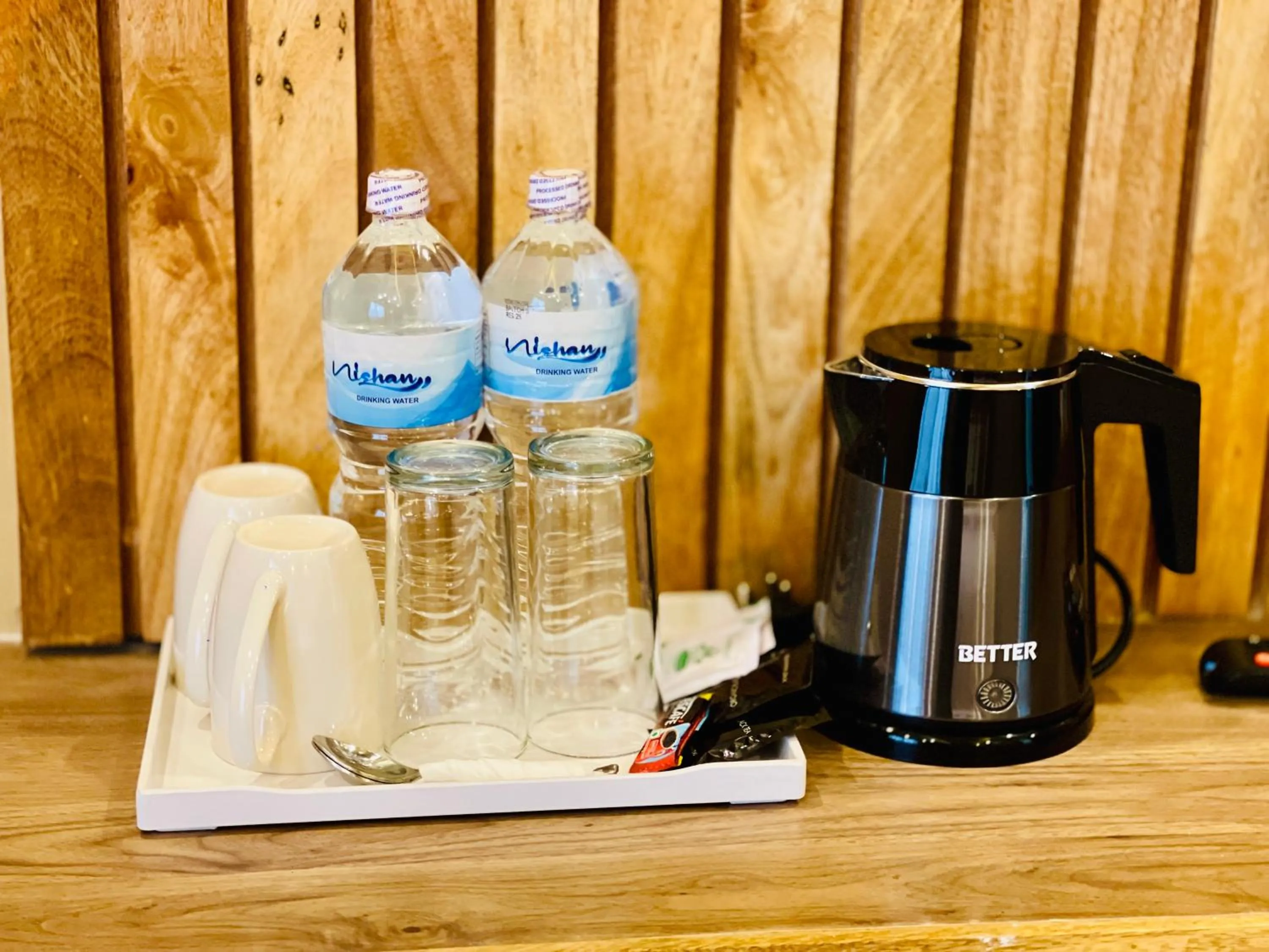 Coffee/tea facilities in Hotel Matina Suites