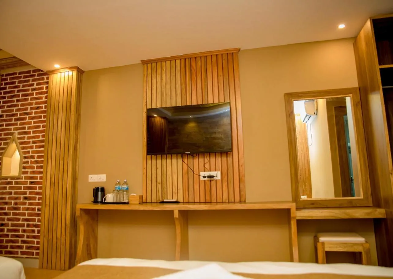 TV and multimedia, Bed in Hotel Matina Suites