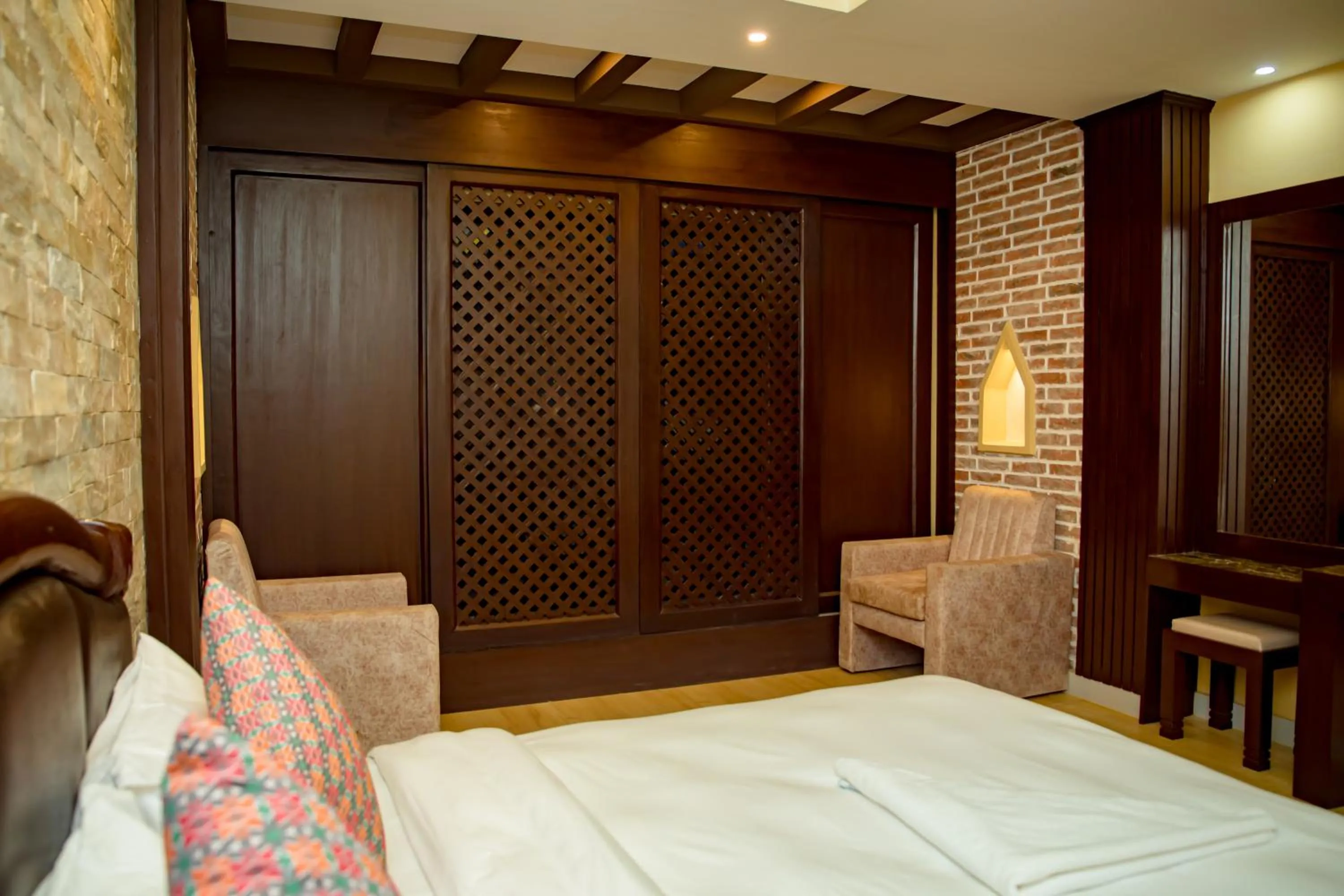 Bedroom, Bed in Hotel Matina Suites
