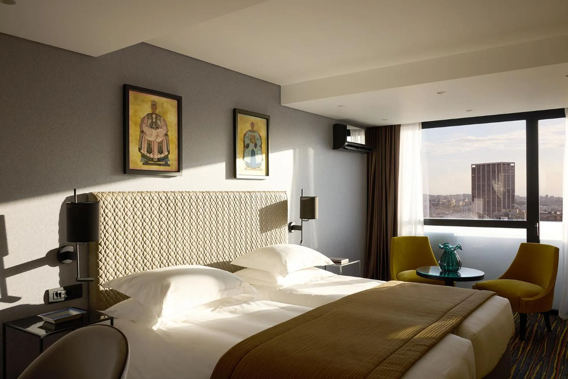 Bed in President Hotel Athens