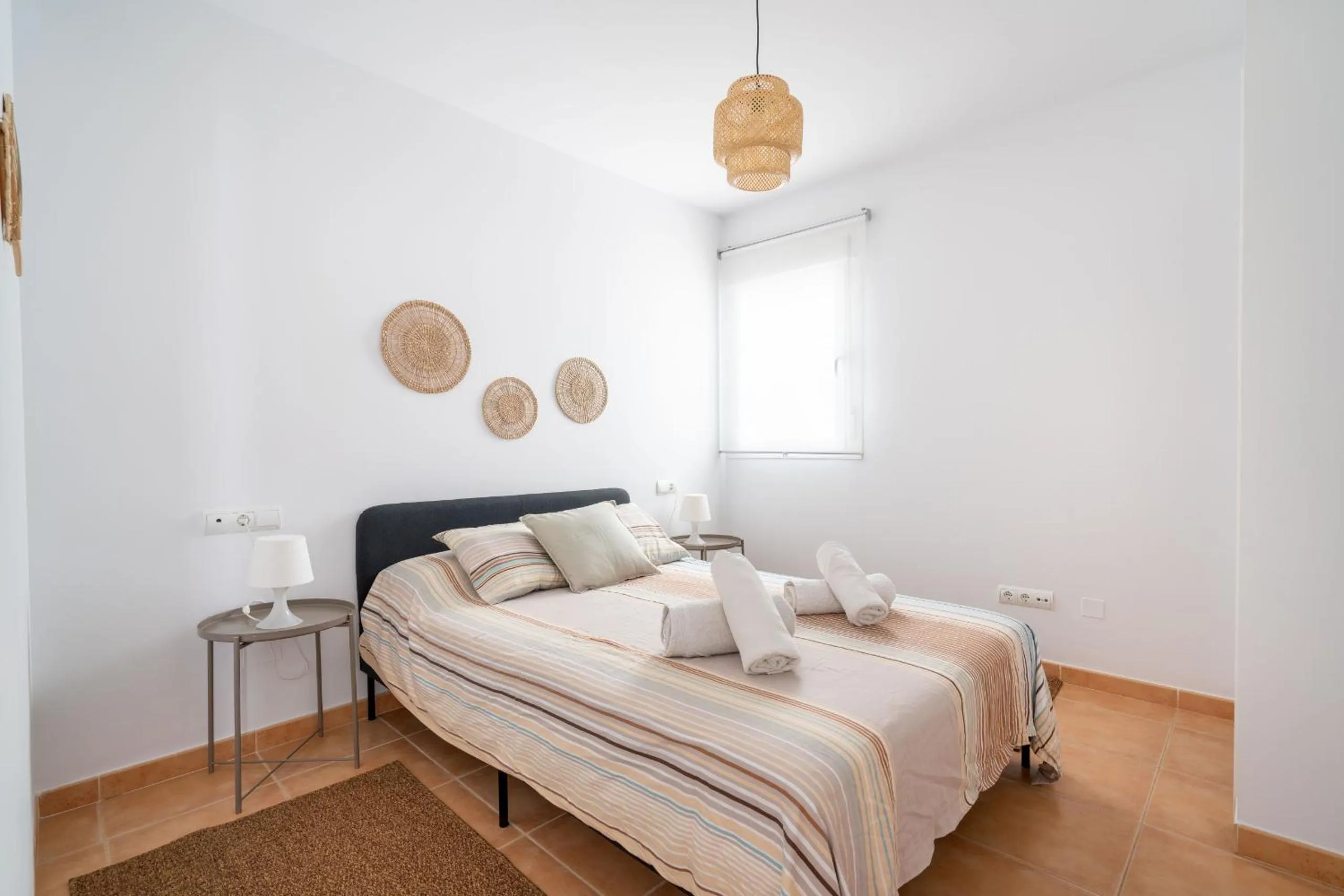 Bed in AlmeriaSuite Mojacar Breeze Apartments