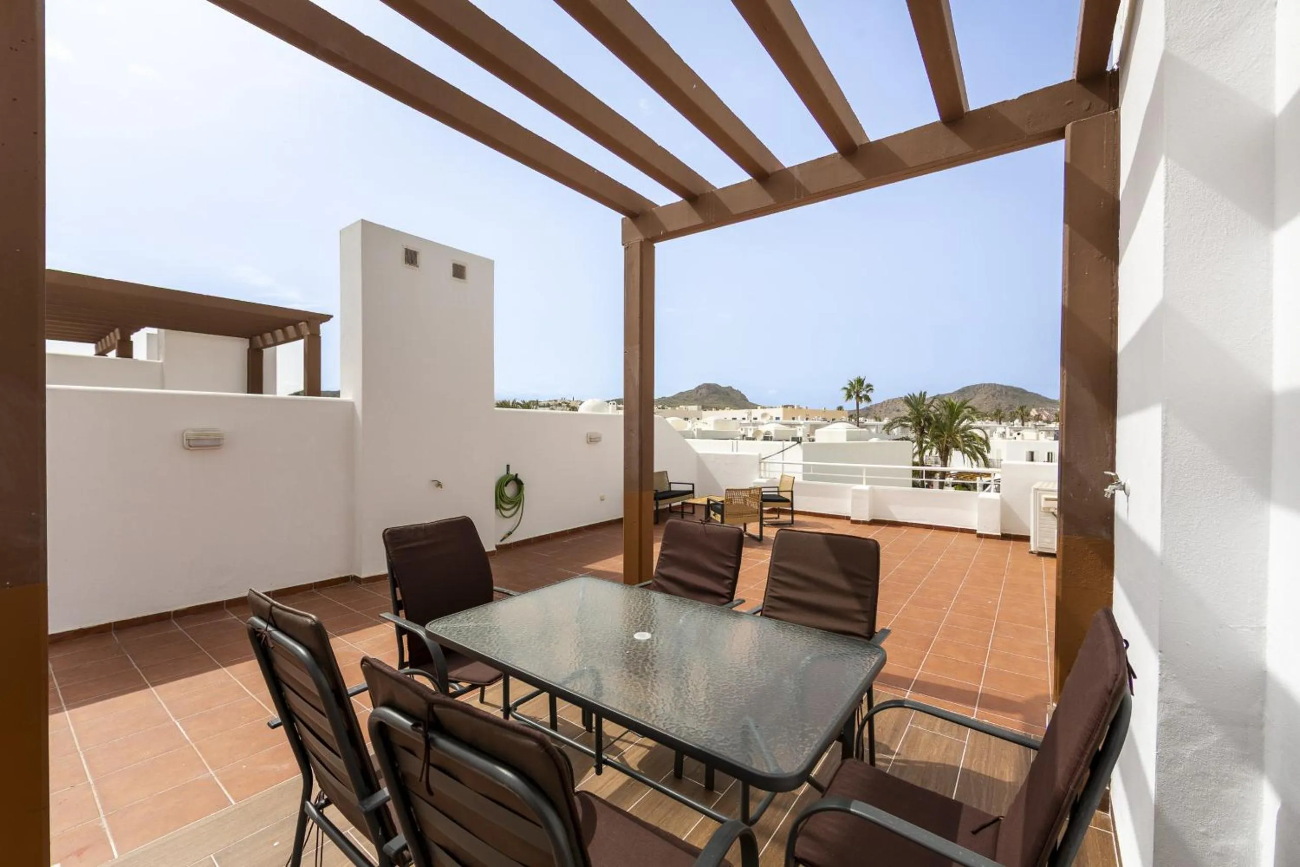 Patio in AlmeriaSuite Mojacar Breeze Apartments