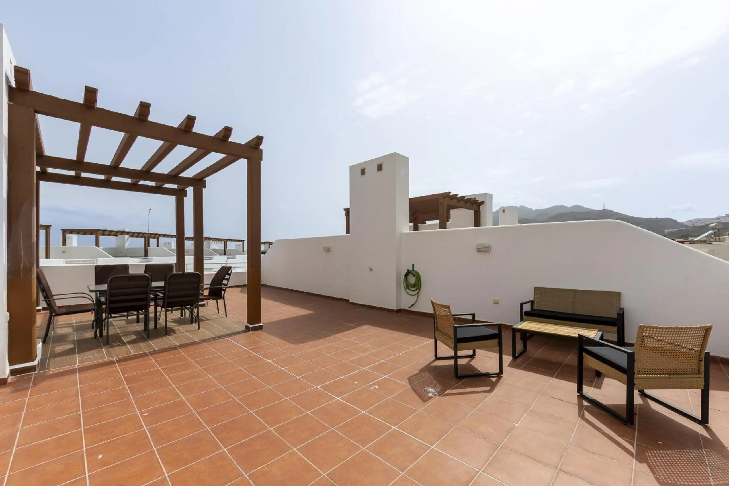 Patio in AlmeriaSuite Mojacar Breeze Apartments