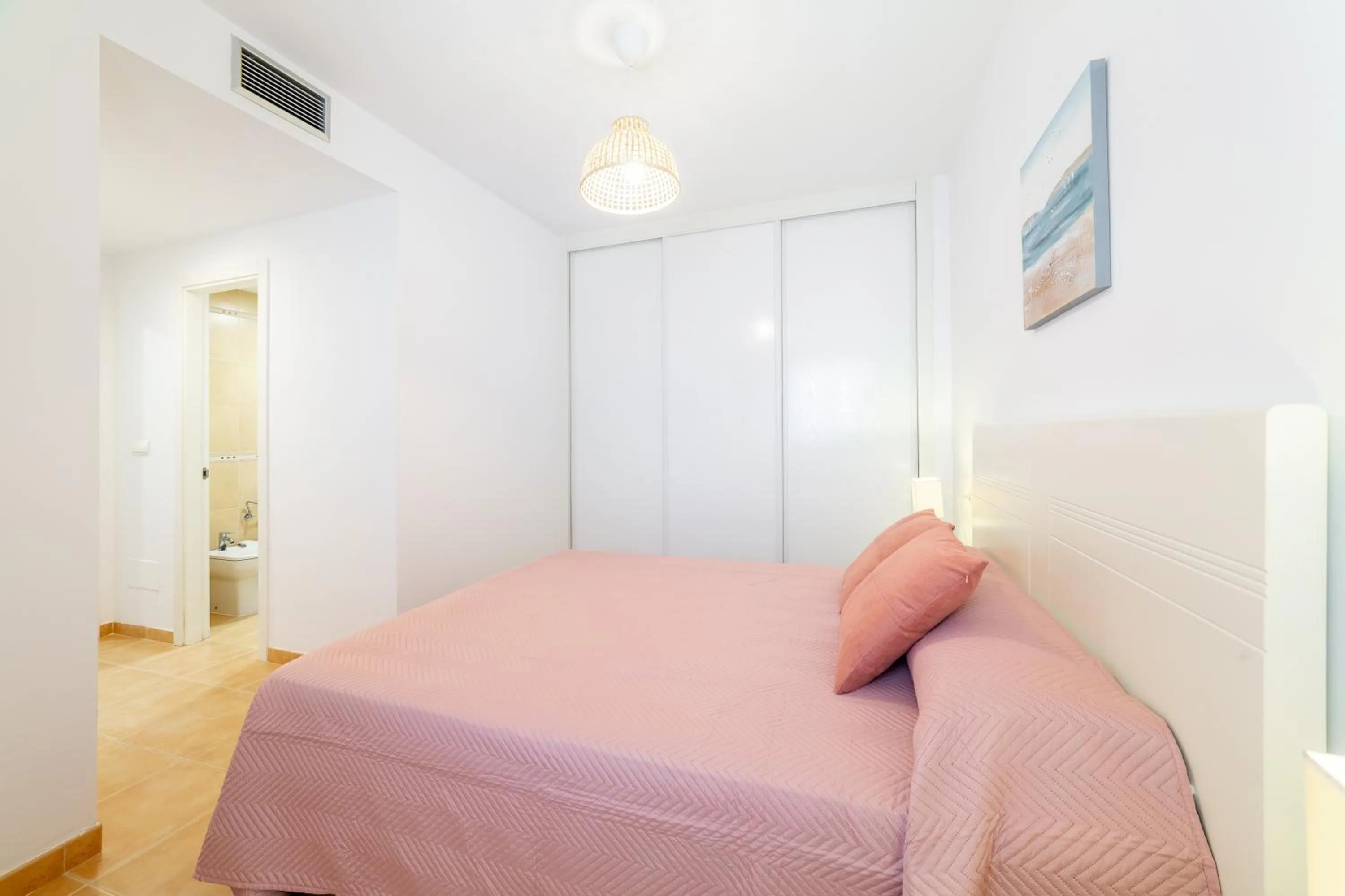 Bed in AlmeriaSuite Mojacar Breeze Apartments